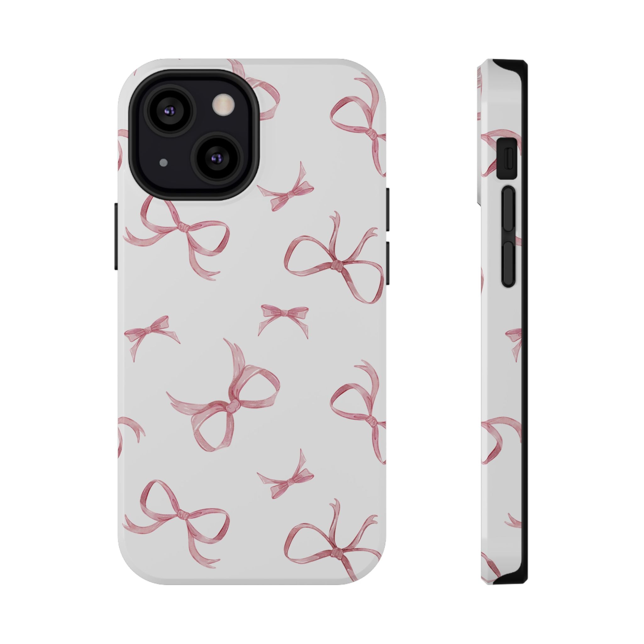 Customizable: Coquette Bow Stylish Impact-Resistant Phone Case