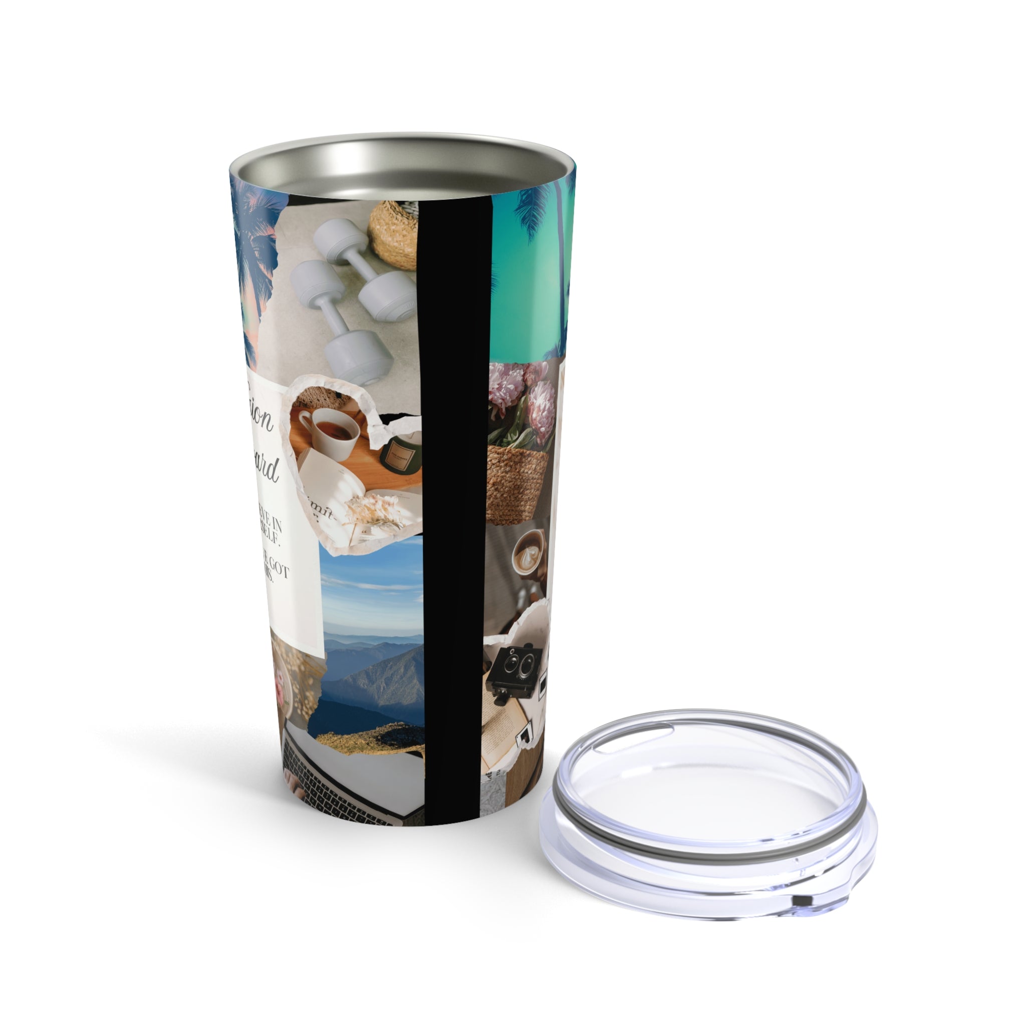 Inspirational Vision Board Tumbler - 20oz Travel Tumbler