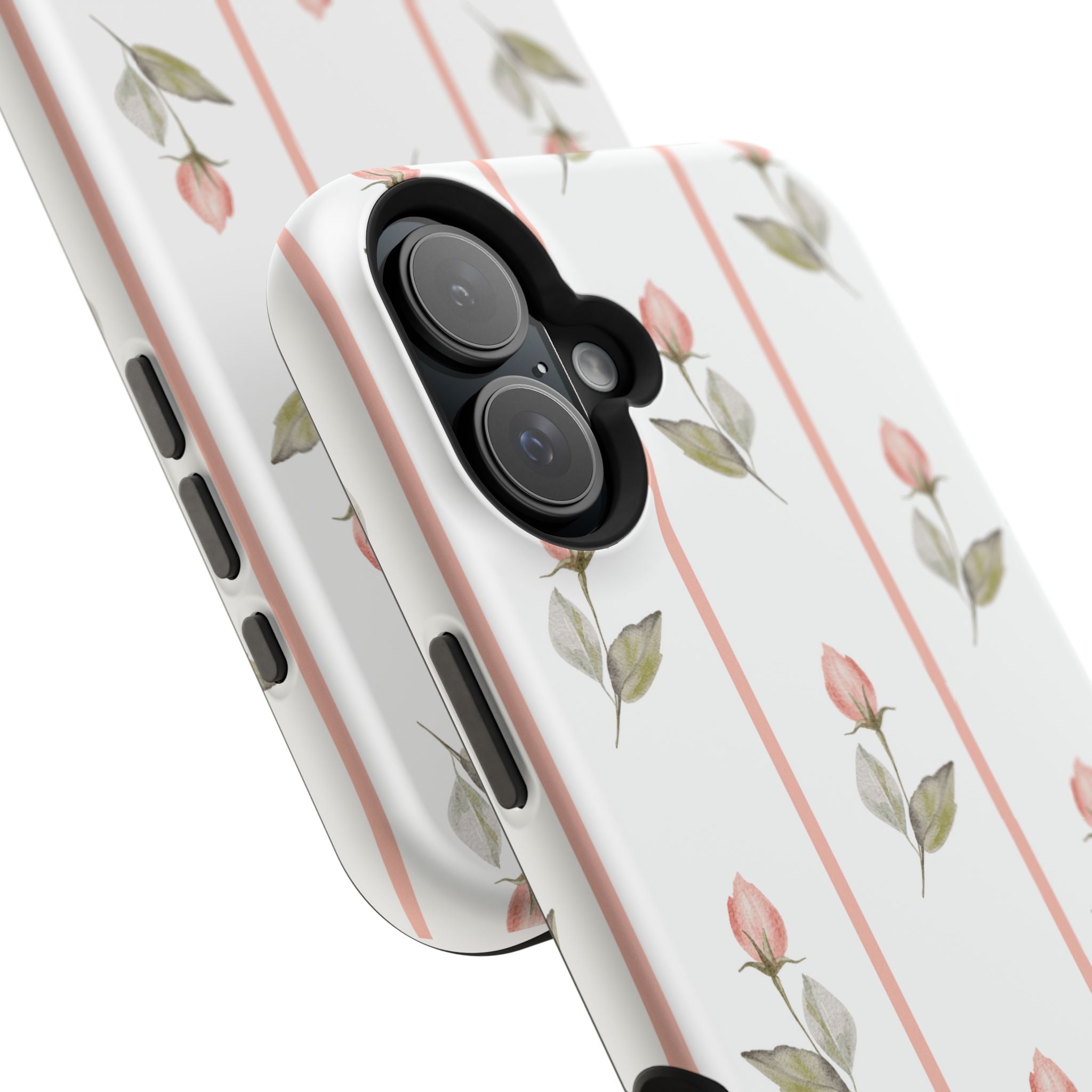 Customizable: Floral Impact-Resistant Phone Case, Chic Phone Cover