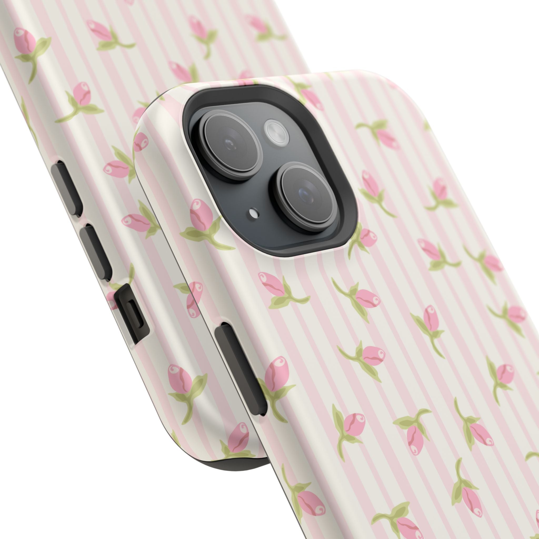 Customizable: Floral Impact-Resistant Phone Case
