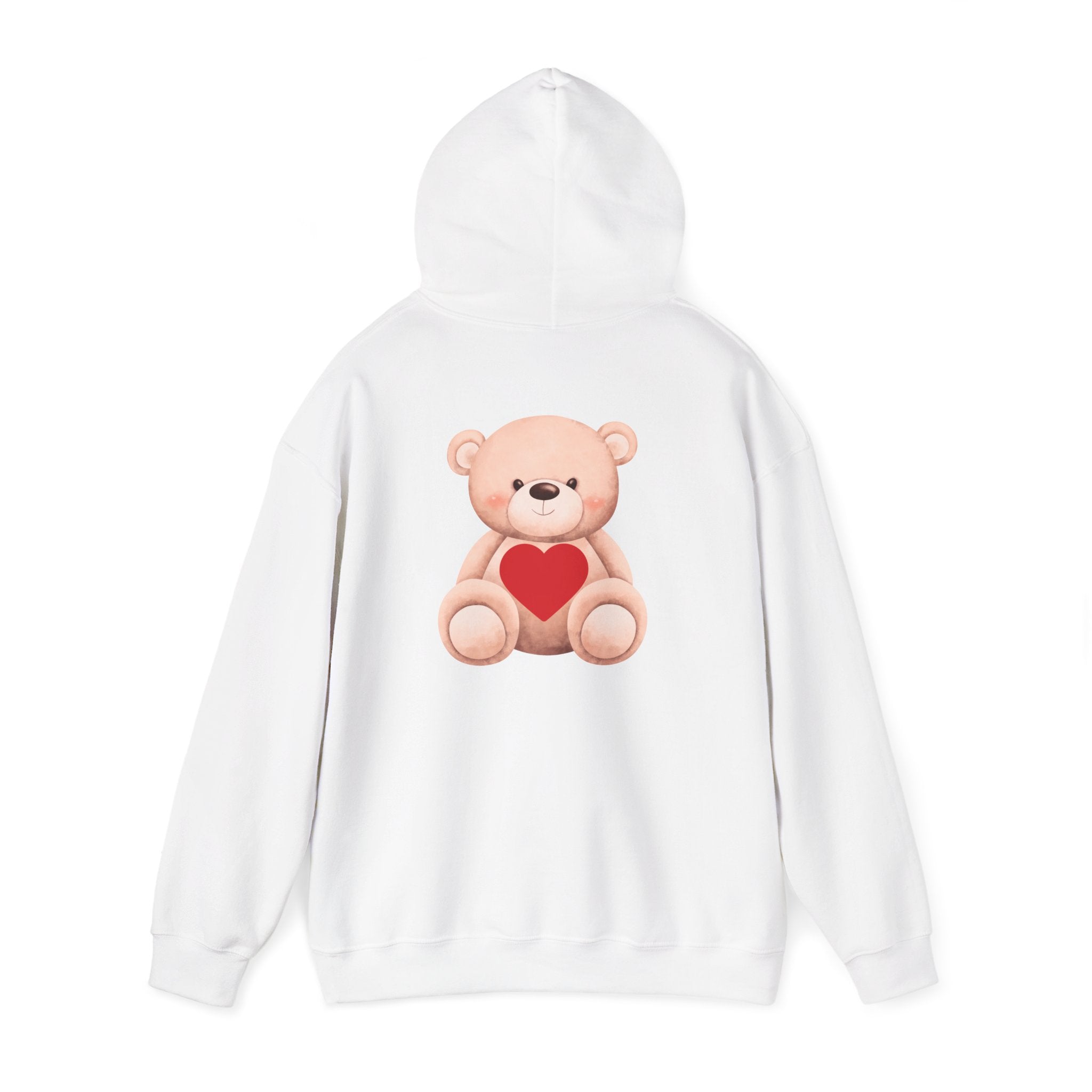 Customizable: Bear Heart Hoodie - Personalizable School Spirit Apparel