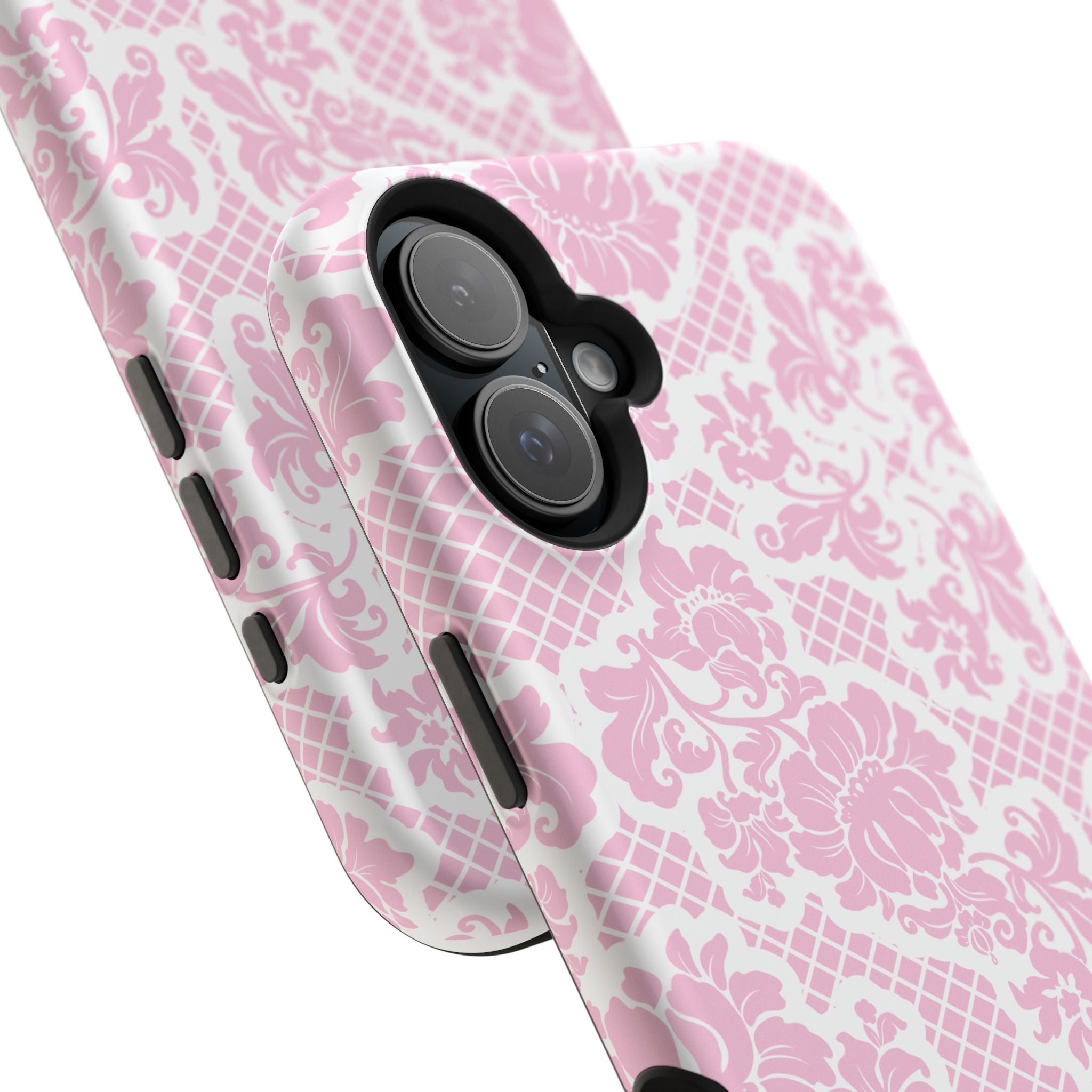 Customizable: Pink Lace Inspired Elegantly Chic Impact-Resistant Case