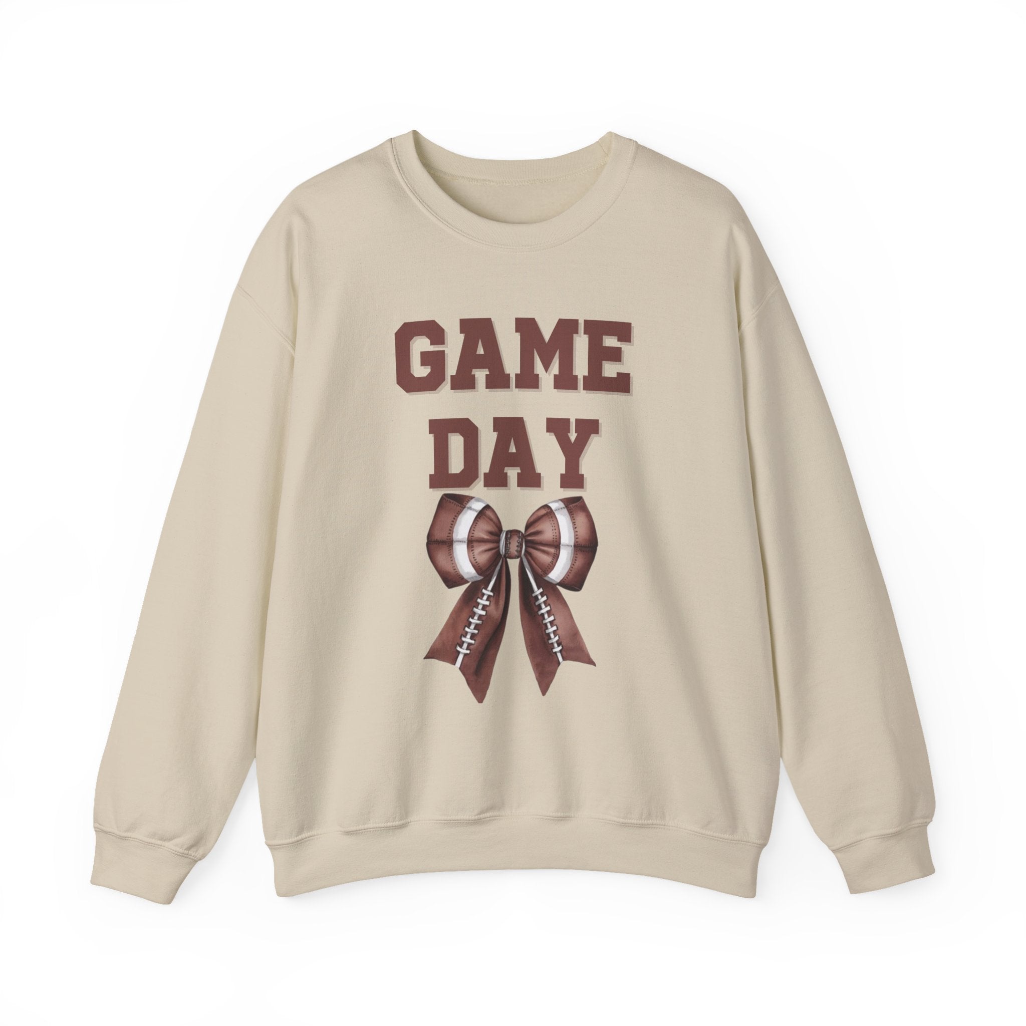 Customizable Brown Game Day Sweatshirt, Sports Apparel, Tailgate Fashion