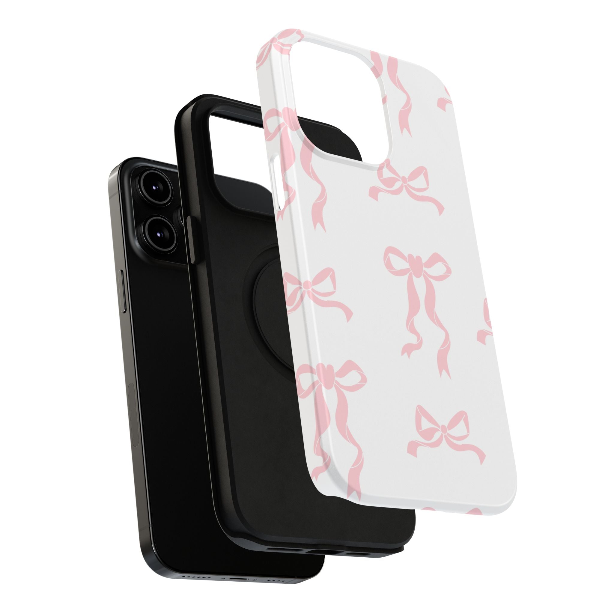 Customizable Cute Bow Pattern Phone Case