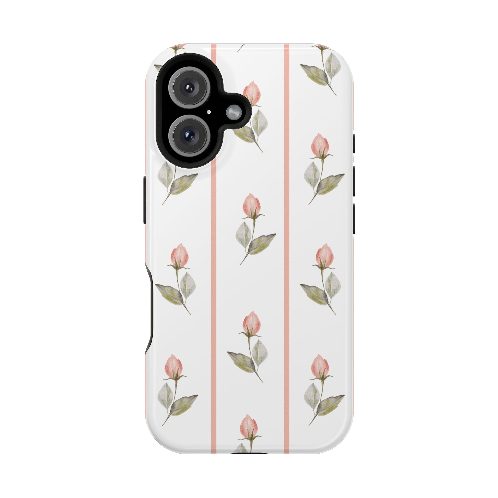 Customizable: Floral Impact-Resistant Phone Case, Chic Phone Cover
