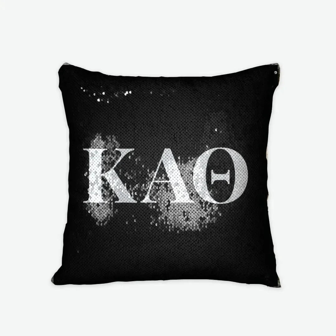 Kappa Alpha Theta Sequin Pillow Cover