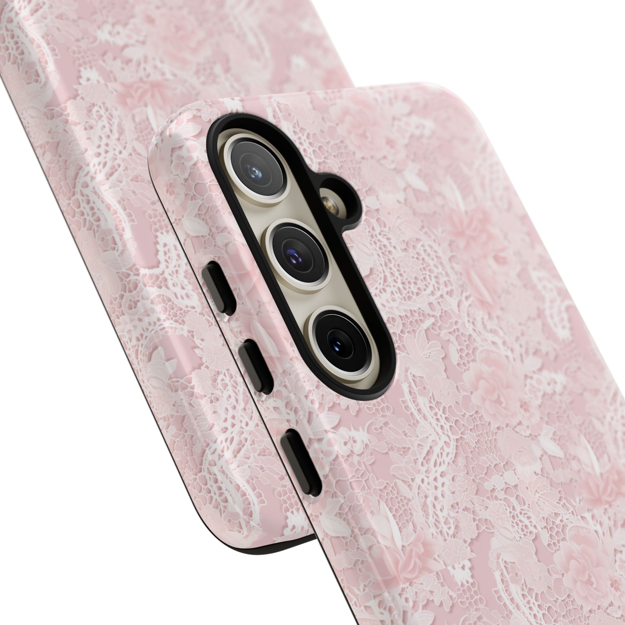 Customizable: Pink Floral Phone Case, Stylish Tough Cases, Unique Gift for Her, Cute Phone Accessories, Floral Tech Cover