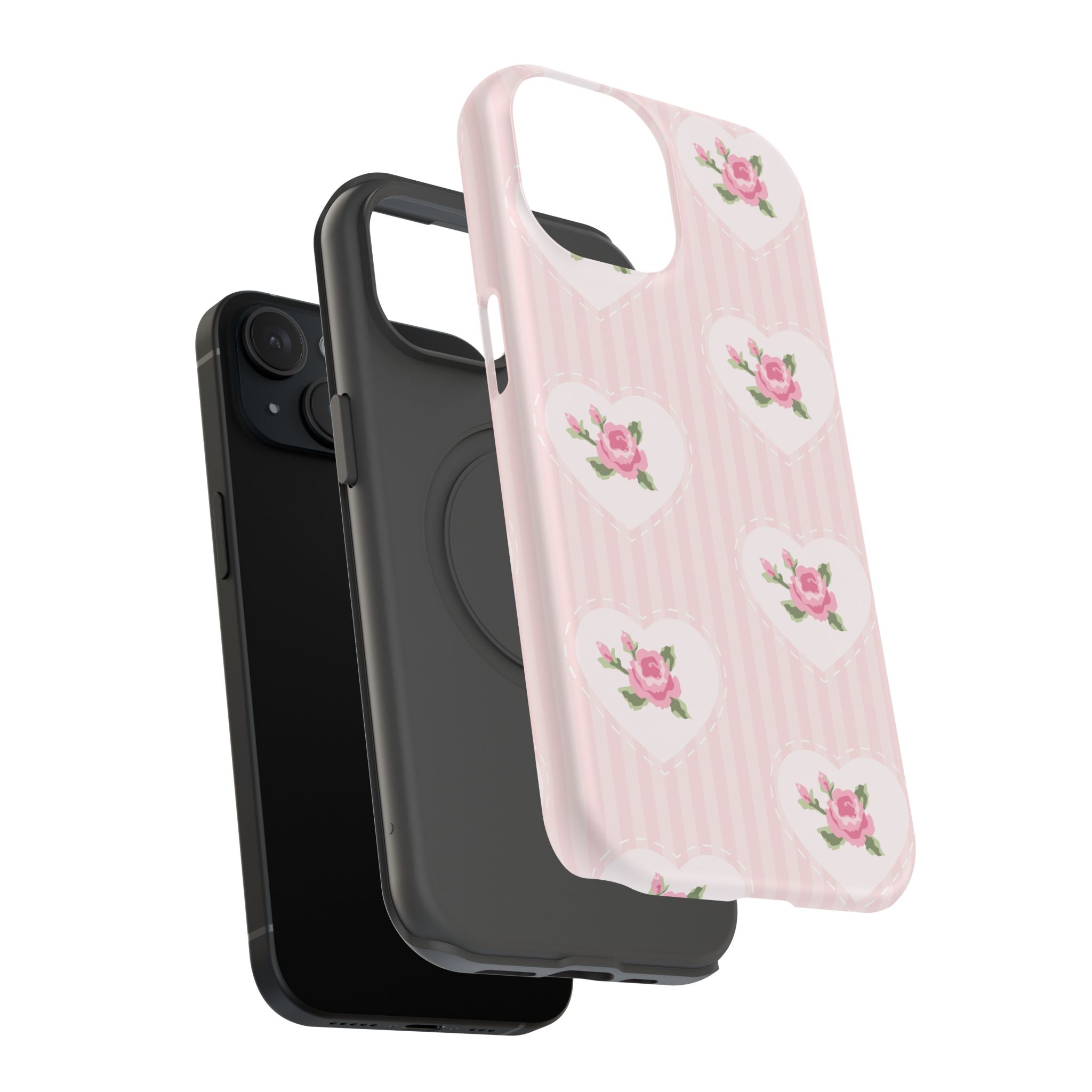 Customizable: Floral Heart Phone Case