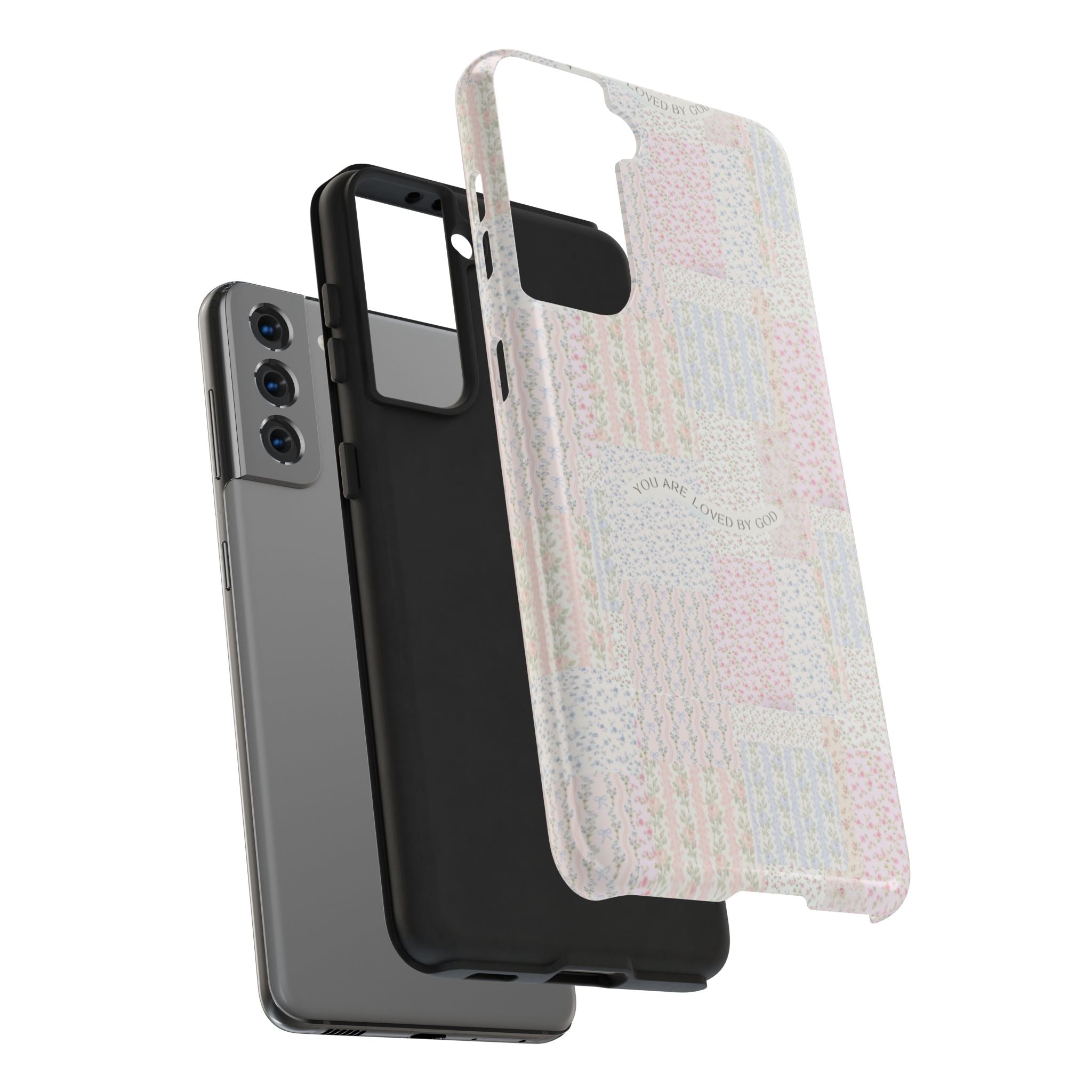 Floral Tough Phone Cases, Protective Phone Cover, Inspirational Tech Accessory, Gift for Her, Fashionable Phone Case, Unique Design