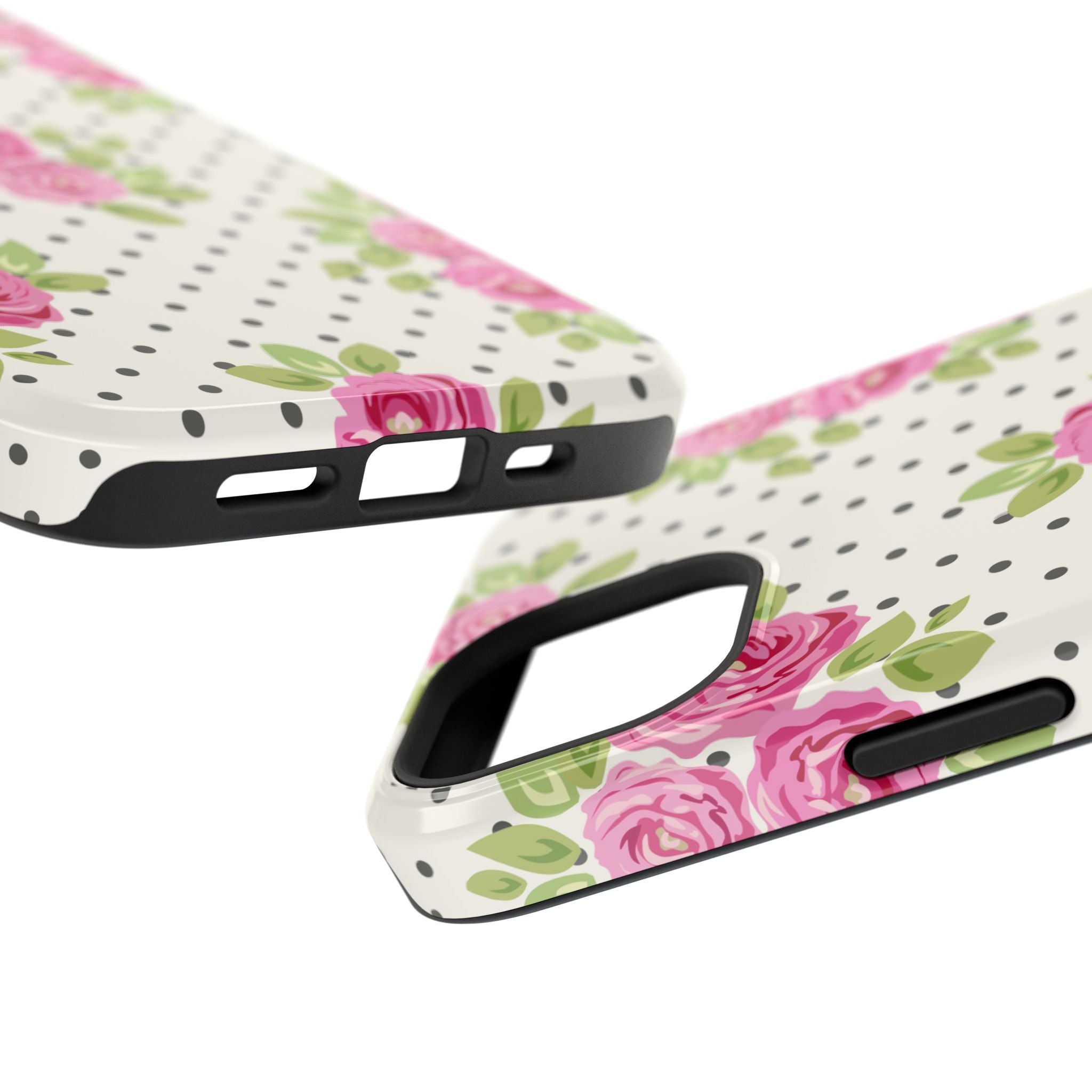 Customizable: Floral Polka Dot Phone Case