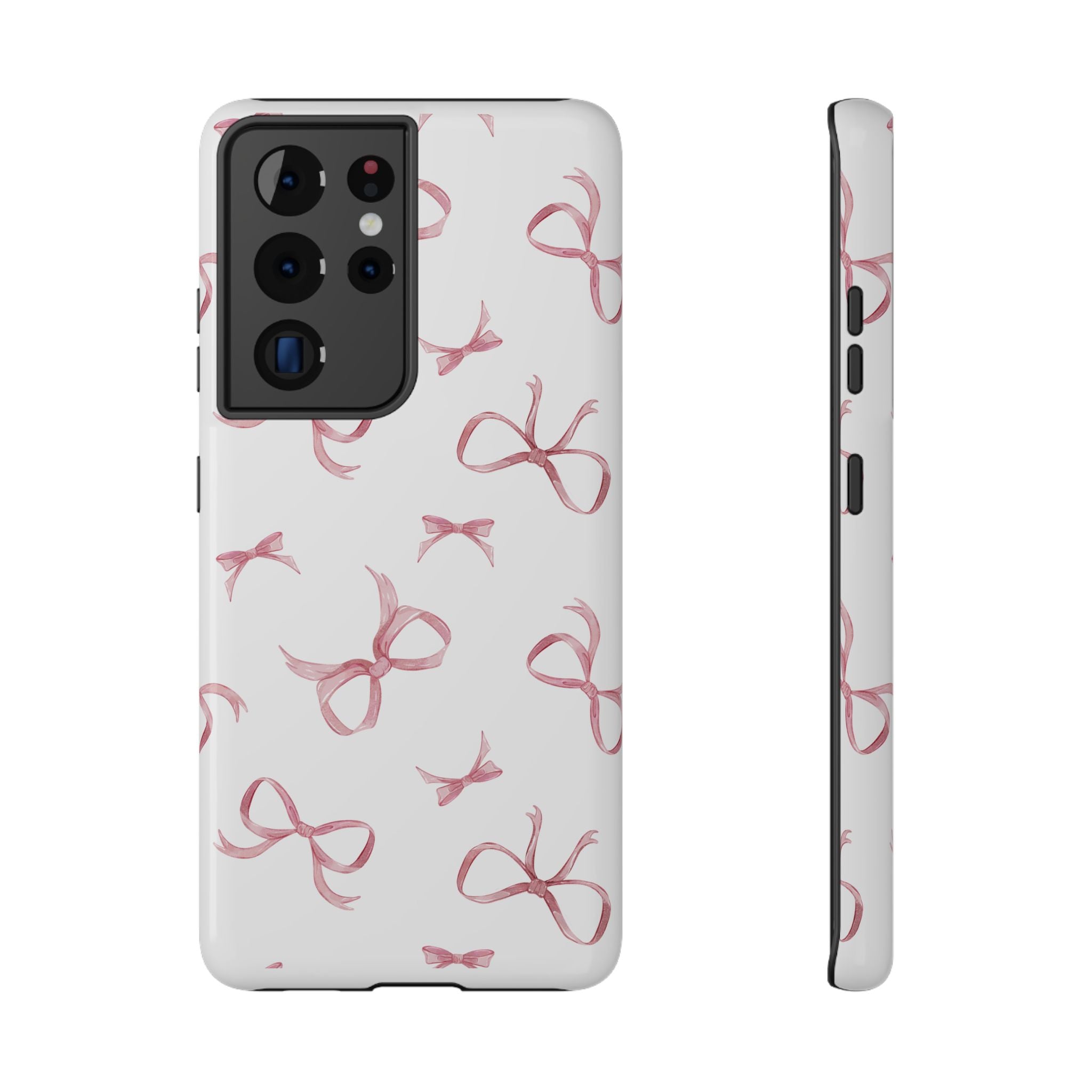 Customizable: Coquette Bow Stylish Impact-Resistant Phone Case