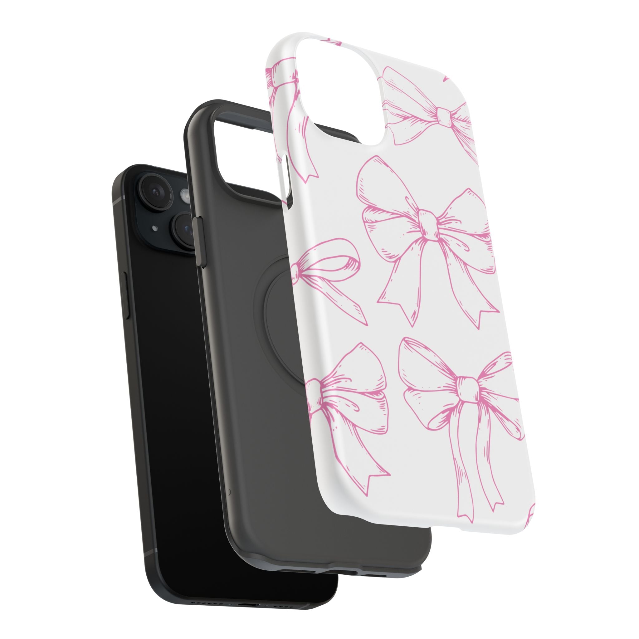 Customizable: Cute Bow Pattern Phone Case