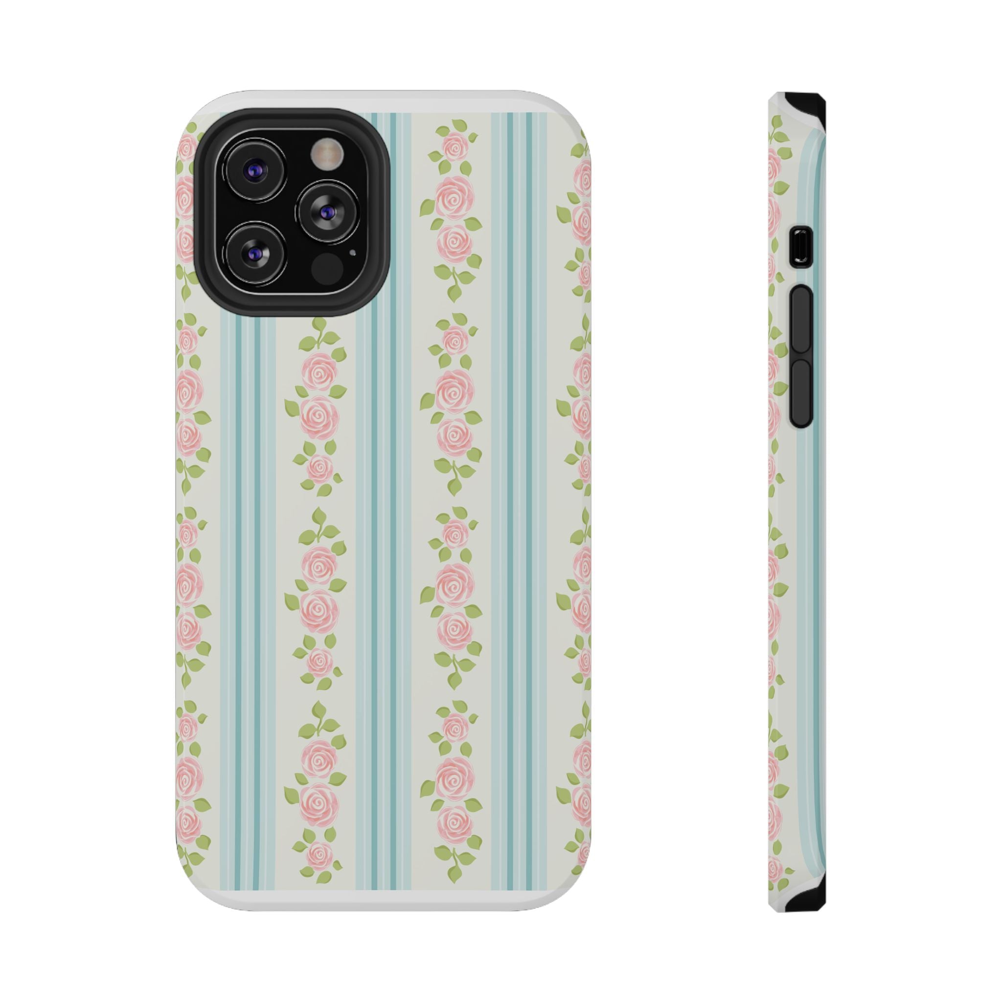 Customizable: Floral Impact-Resistant Phone Case