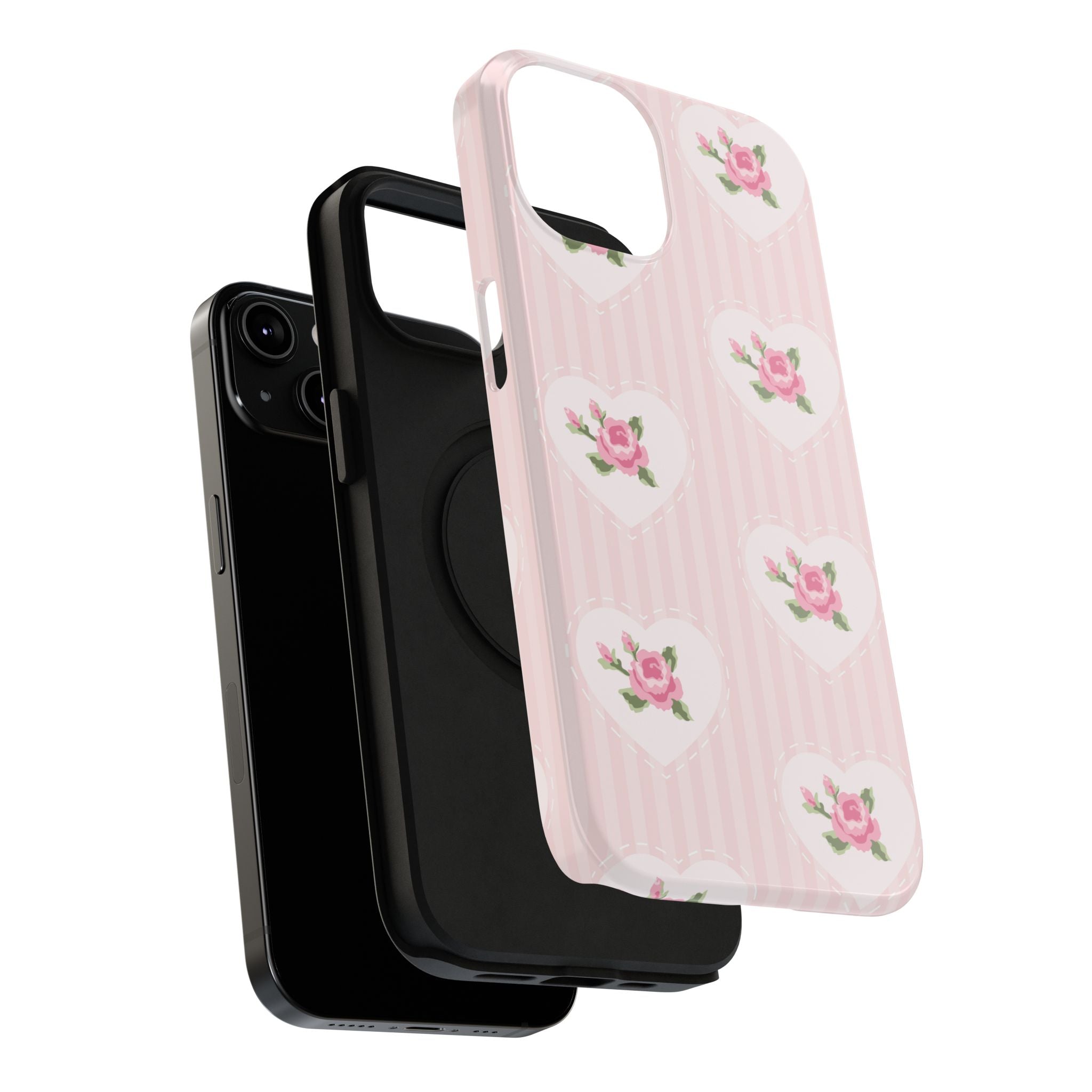Customizable: Floral Heart Phone Case