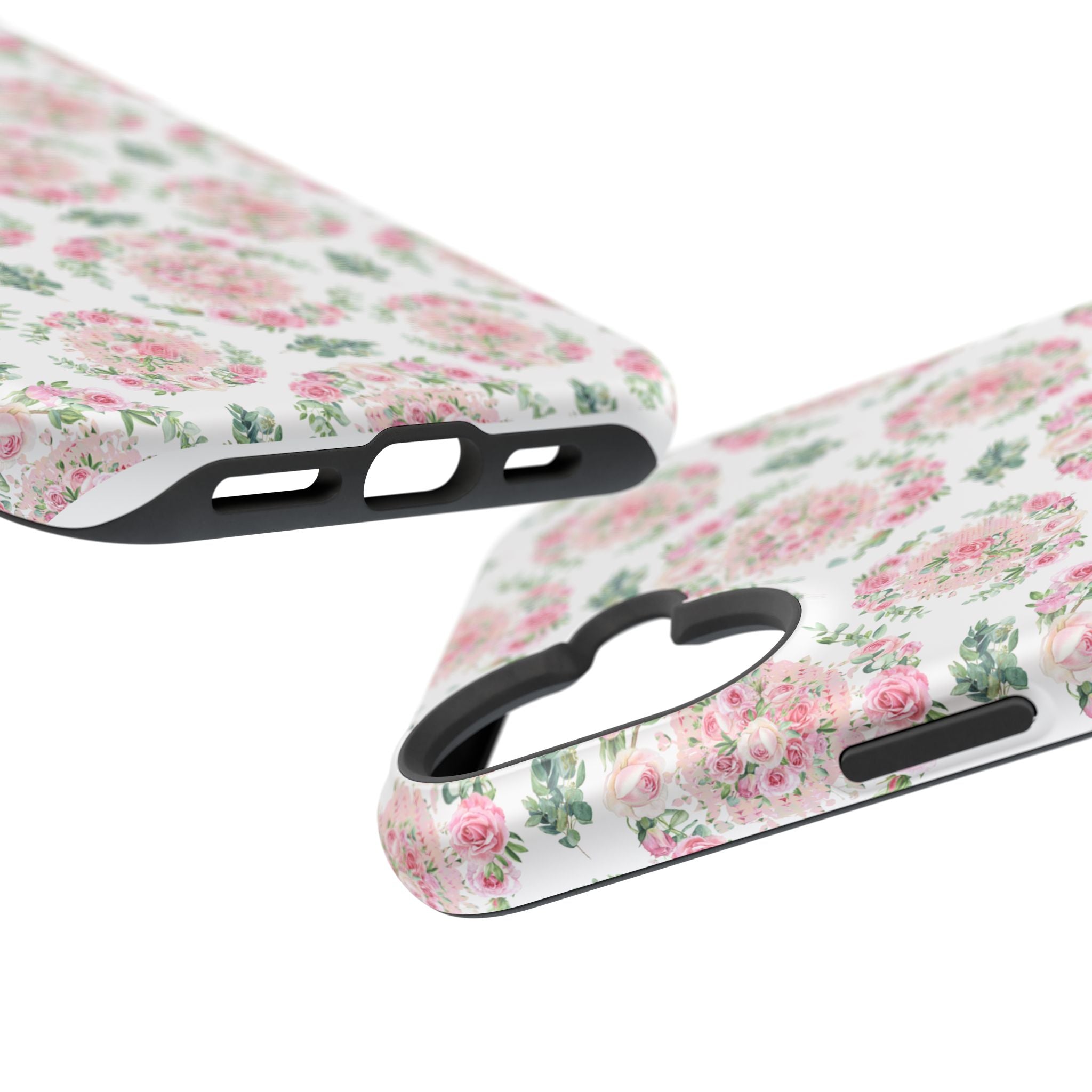 Customizable: Floral Impact-Resistant Phone Case