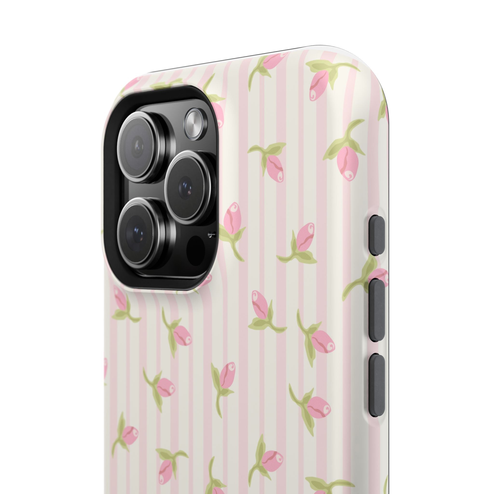 Customizable: Floral Impact-Resistant Phone Case