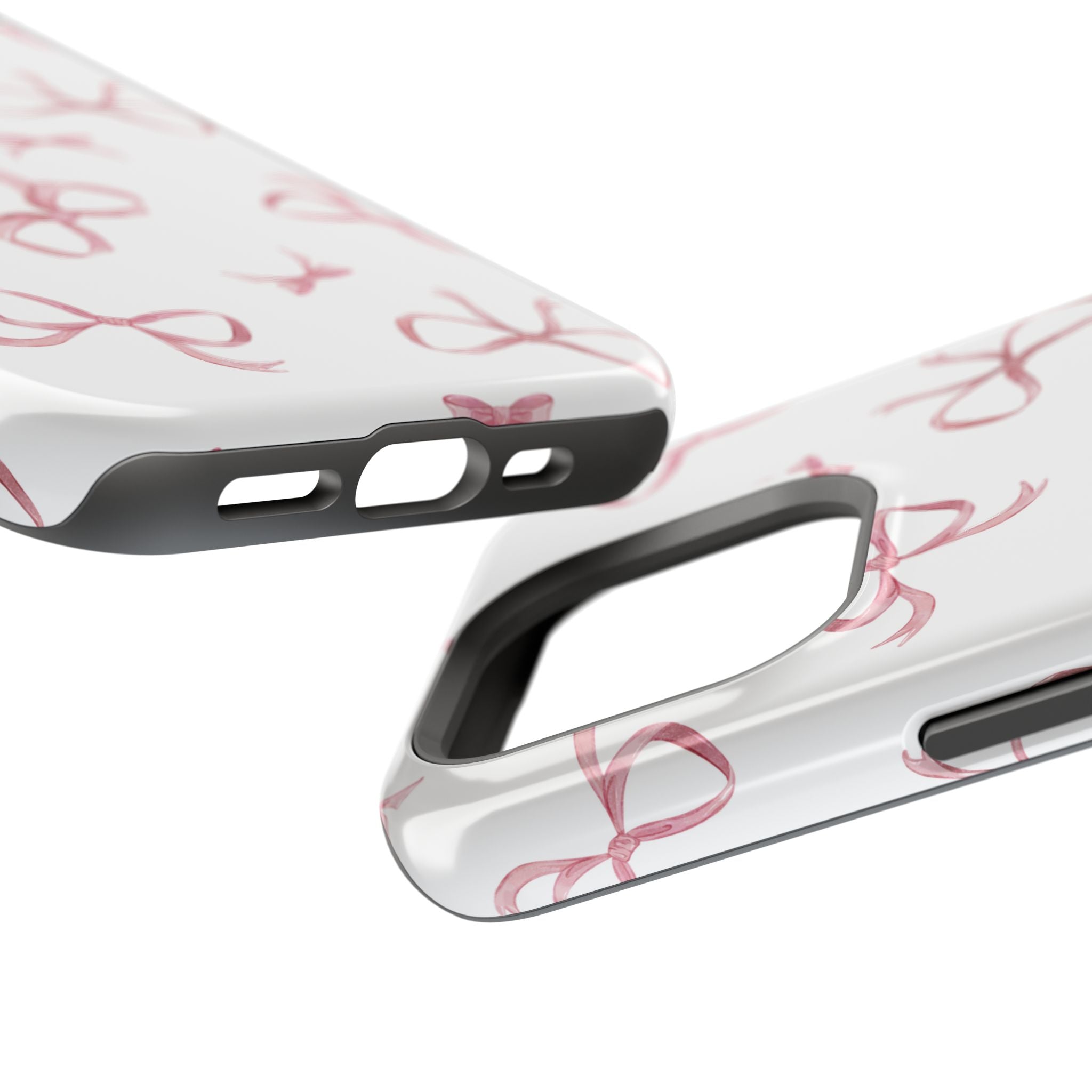 Customizable: Coquette Bow Stylish Impact-Resistant Phone Case