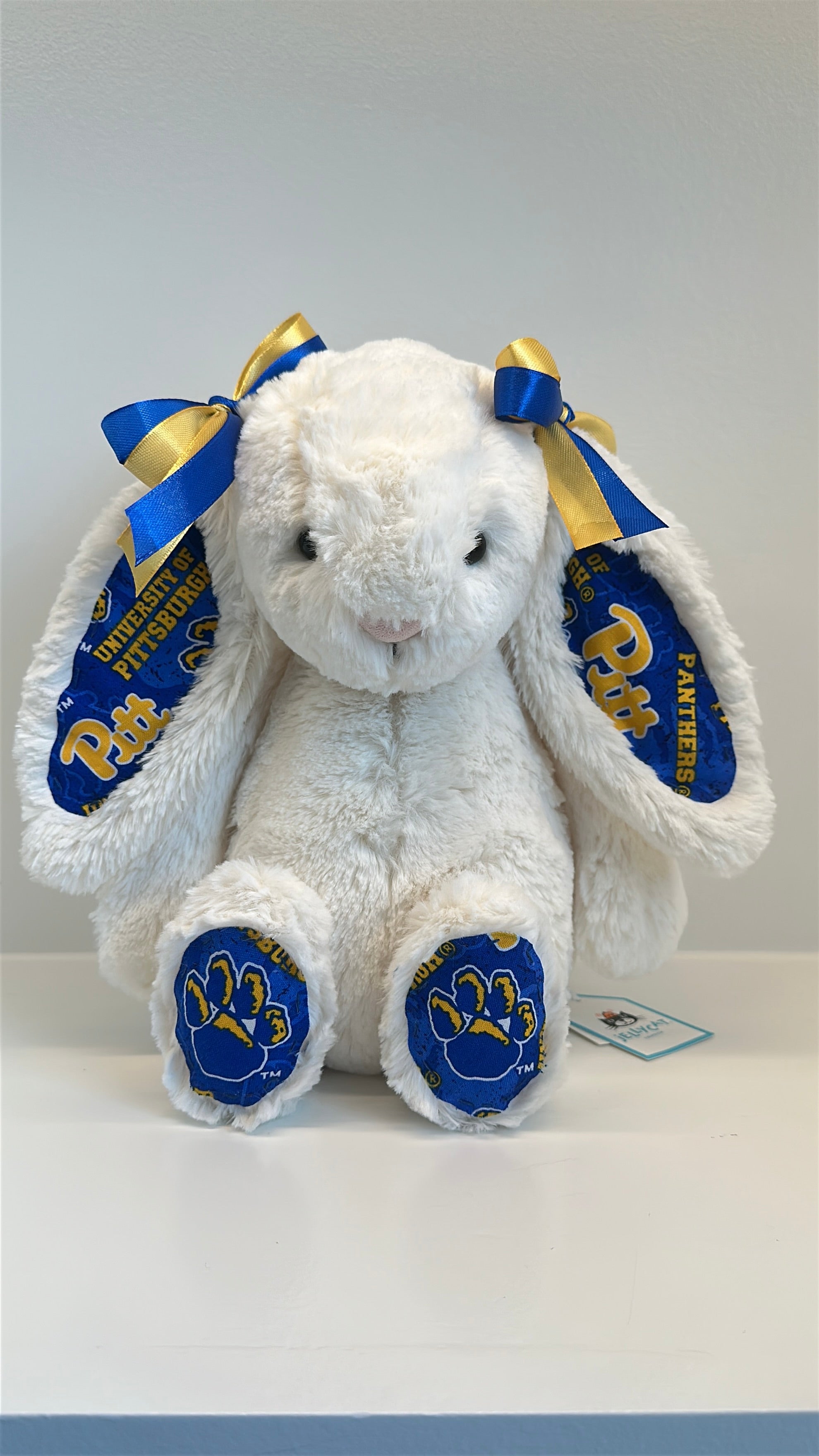University of Pittsburgh Custom College Jellycat Bashful Bunny