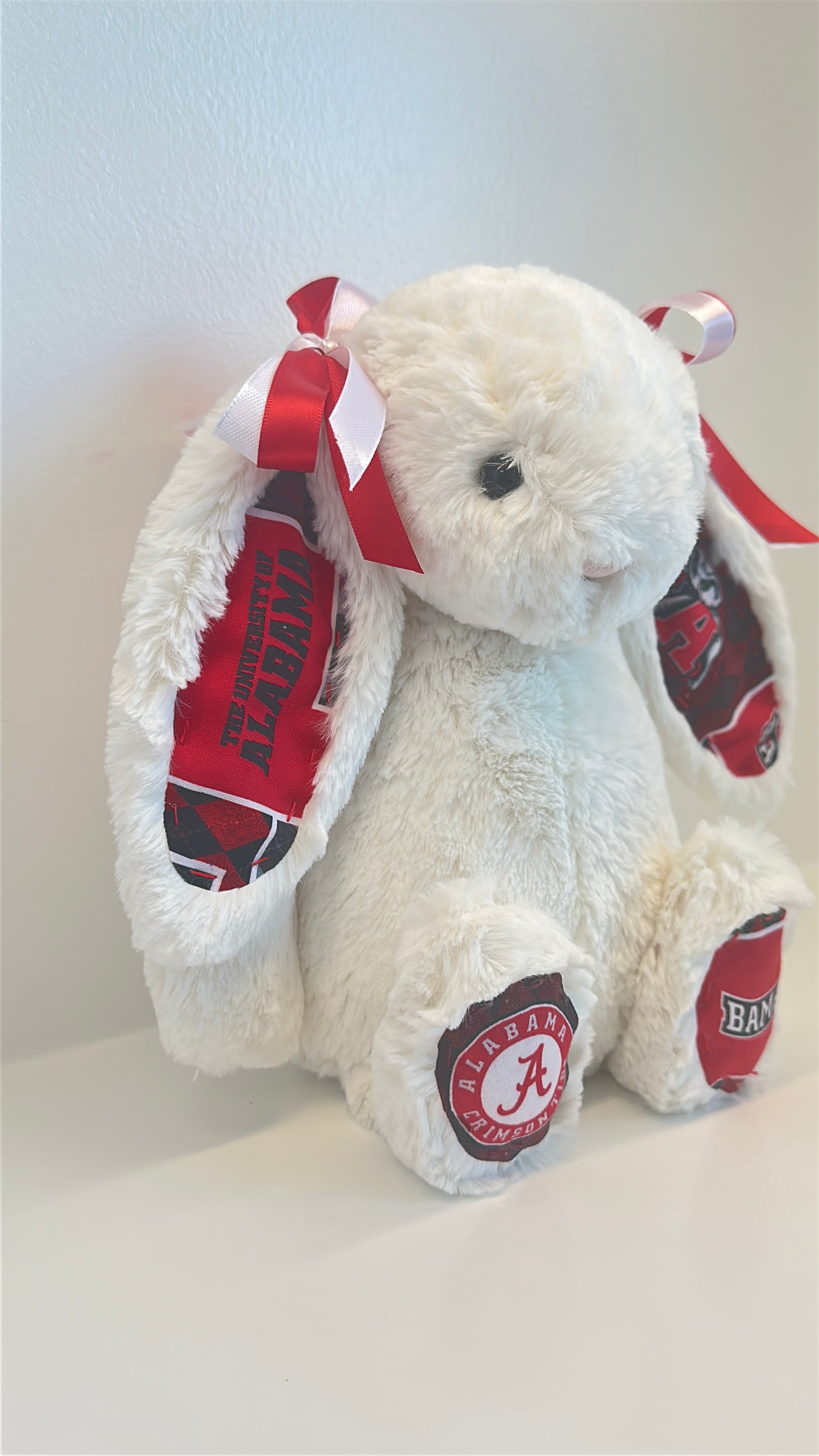 University of Alabama Custom College Jellycat Bashful Bunny