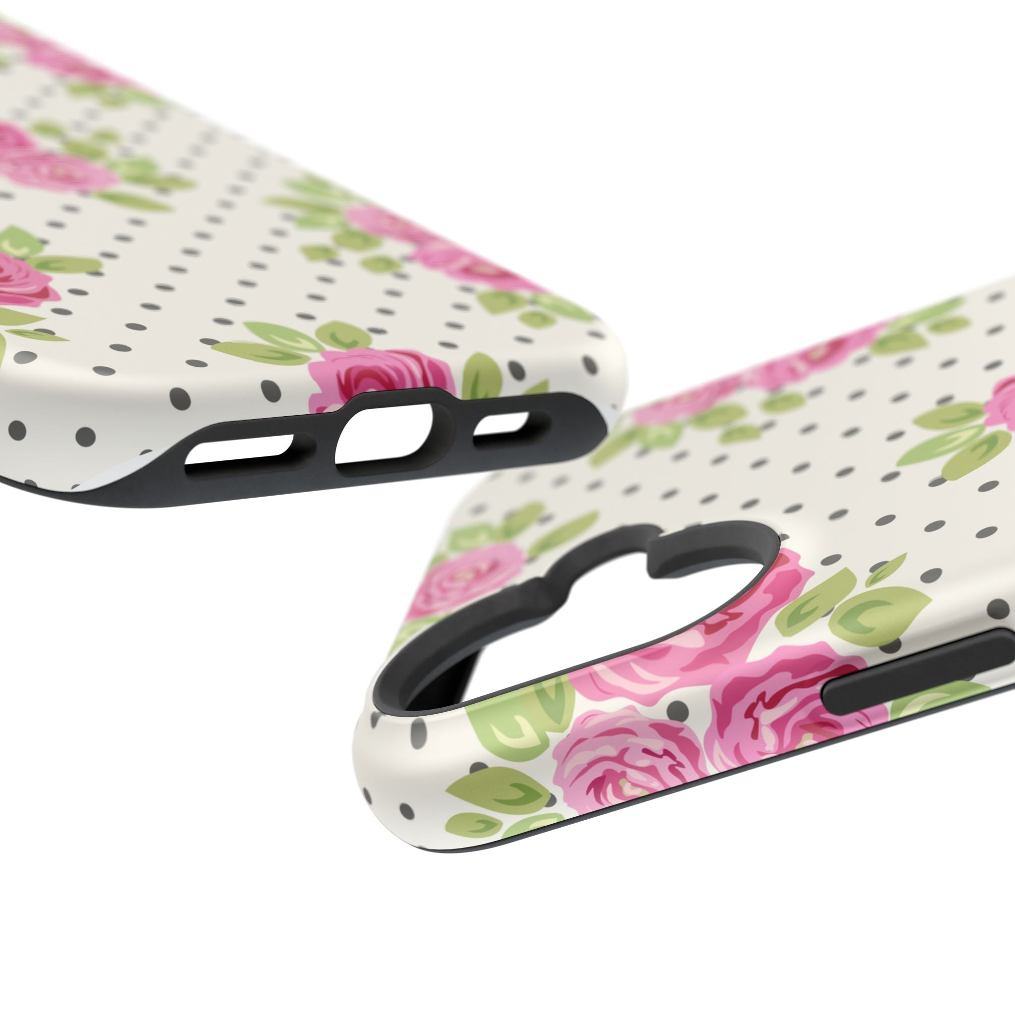 Customizable: Floral Polka Dot Phone Case