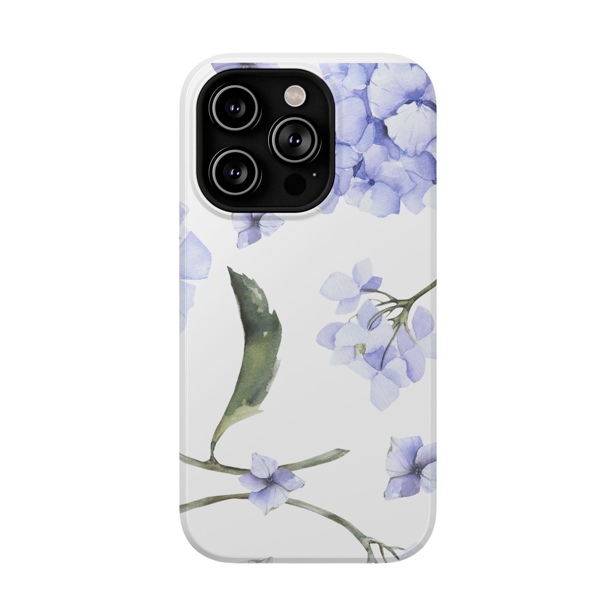 Customizable: Floral Purple Hydrangea Impact-Resistant Phone Case