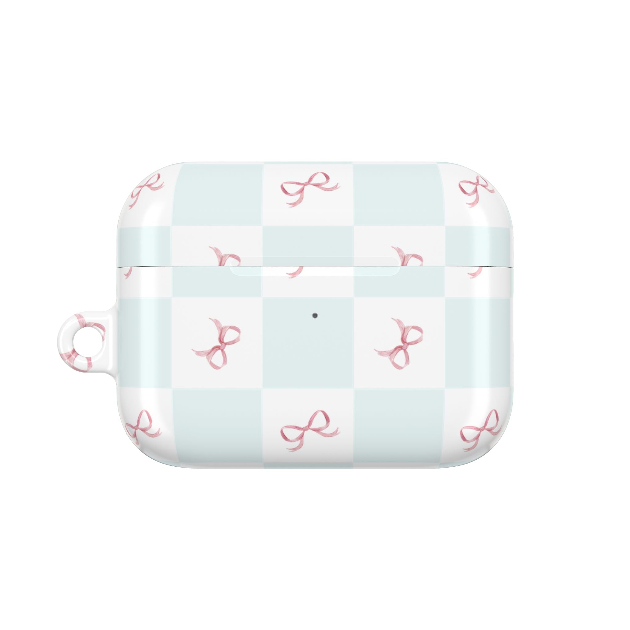 Customizable: Chic AirPod Case with Pink Ribbon Design, Trendy AirPod Case