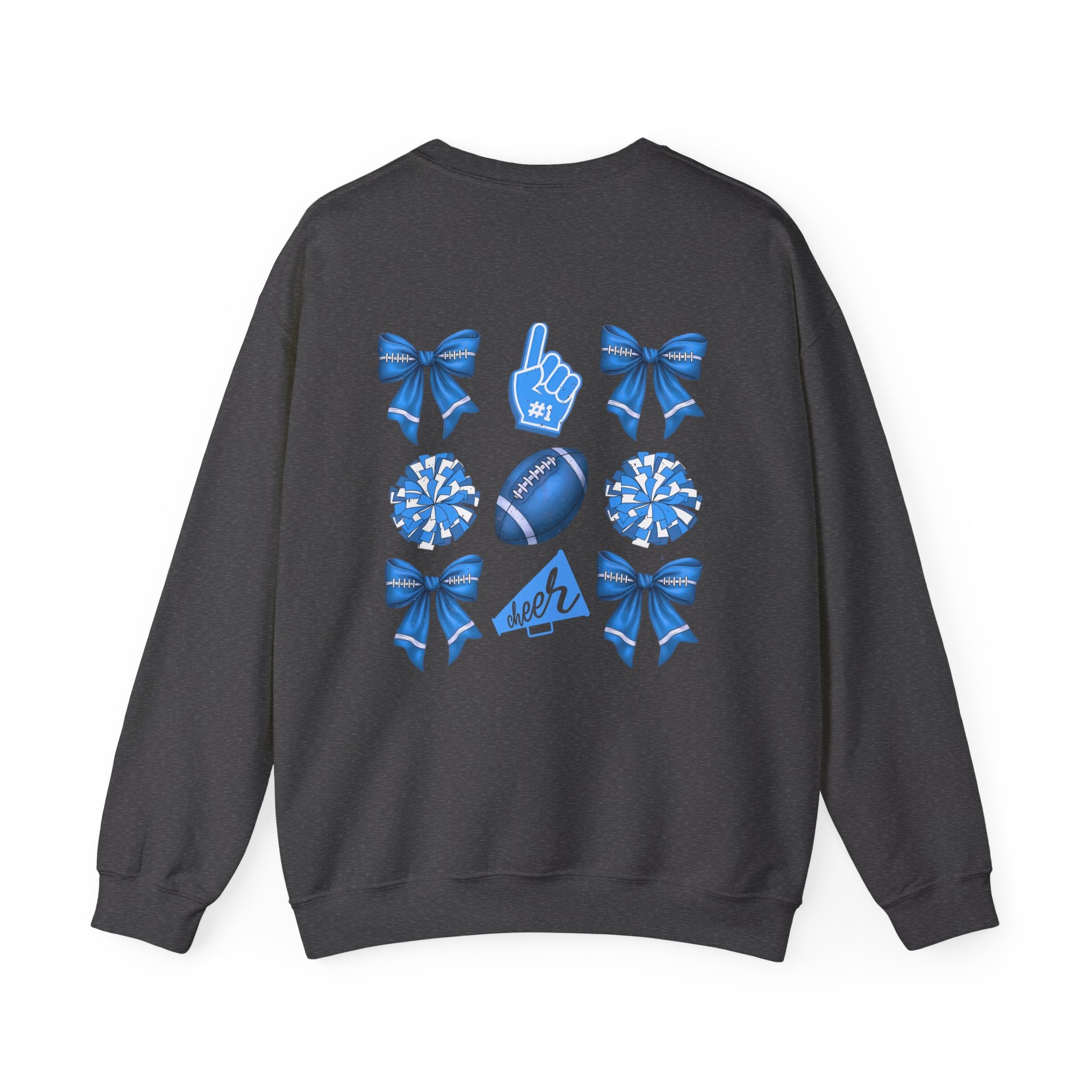 Customizable Light Blue Gameday Crewneck Sweatshirt | College Apparel, Game Day Hoodie, Sports Fan Gear, Customize to Say Anything you Want