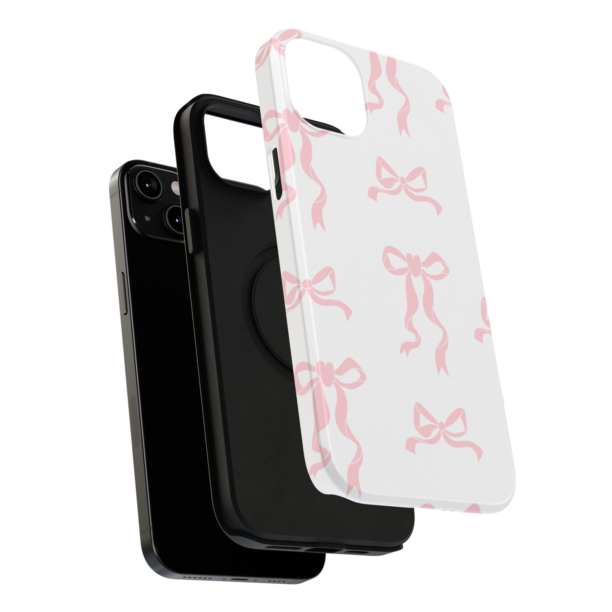 Customizable Cute Bow Pattern Phone Case