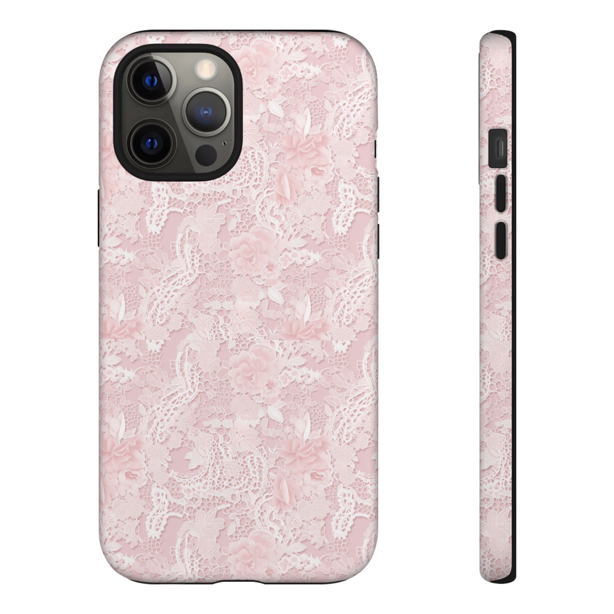 Customizable: Pink Floral Phone Case, Stylish Tough Cases, Unique Gift for Her, Cute Phone Accessories, Floral Tech Cover