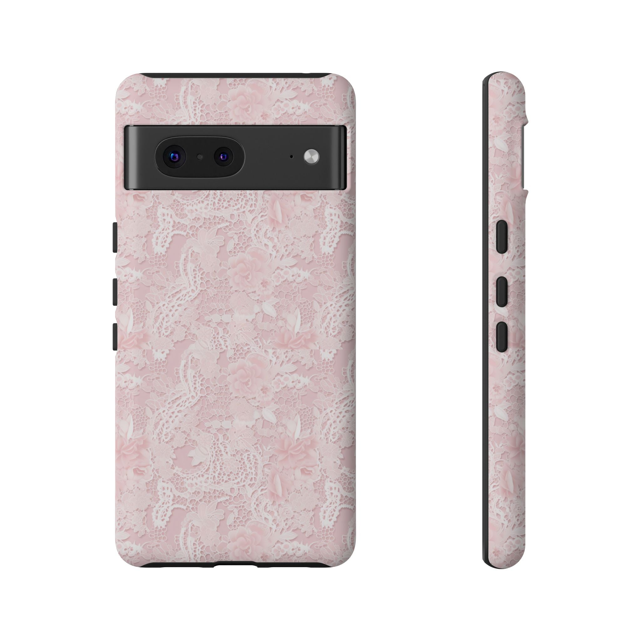 Customizable: Pink Floral Phone Case, Stylish Tough Cases, Unique Gift for Her, Cute Phone Accessories, Floral Tech Cover