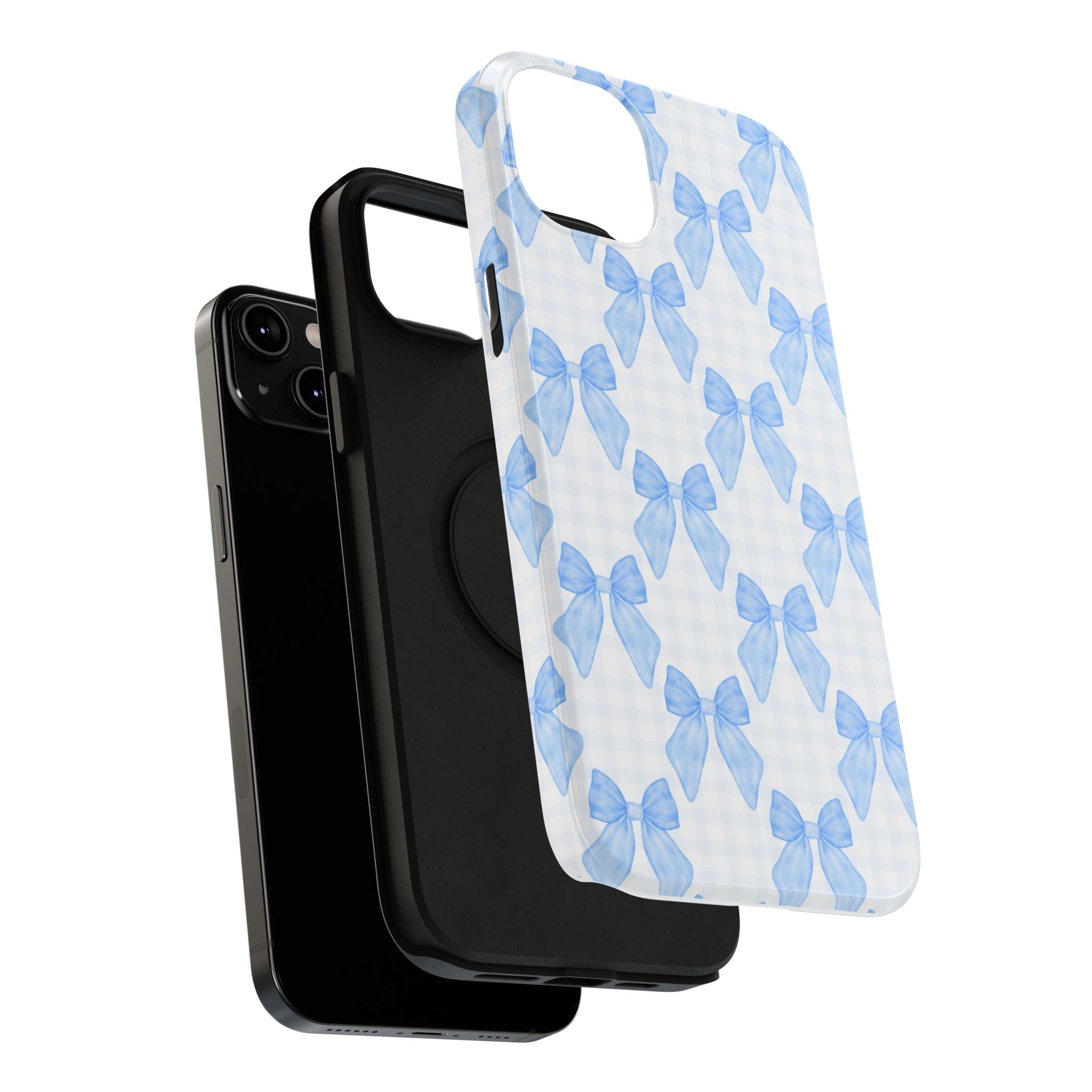 Customizable: Charming Bow Pattern Phone Case