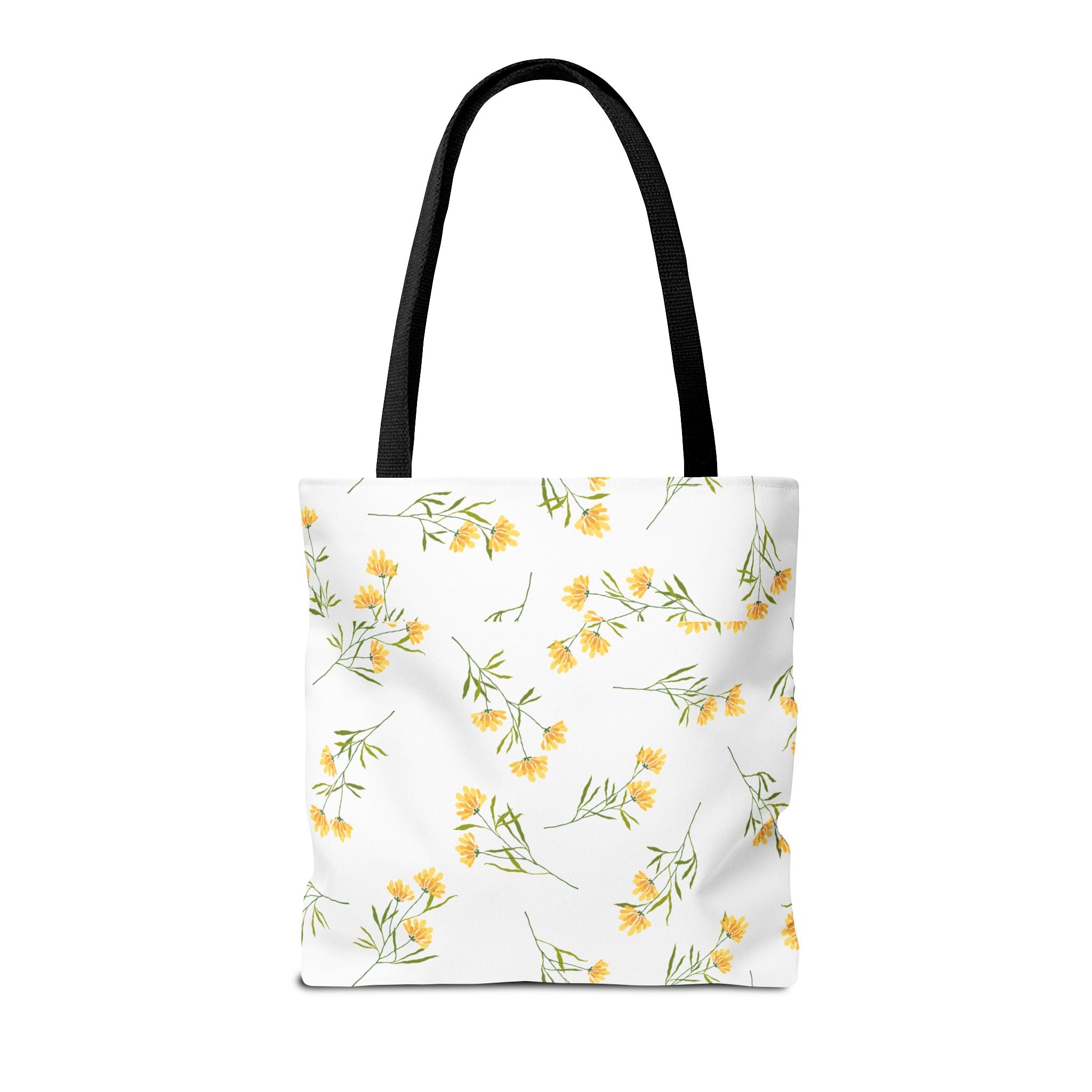 Customizable: Yellow Floral Tote Bag