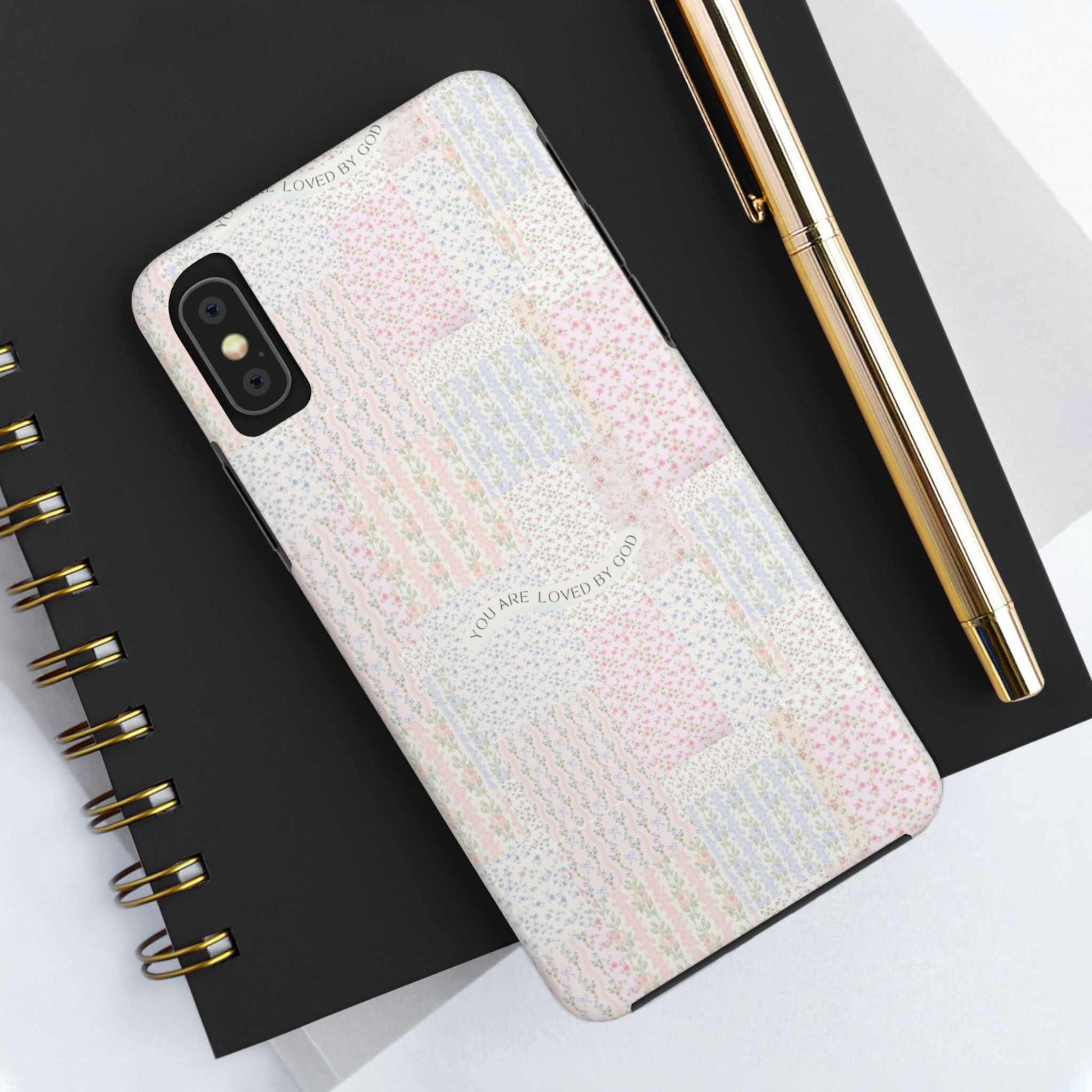 Floral Tough Phone Cases, Protective Phone Cover, Inspirational Tech Accessory, Gift for Her, Fashionable Phone Case, Unique Design