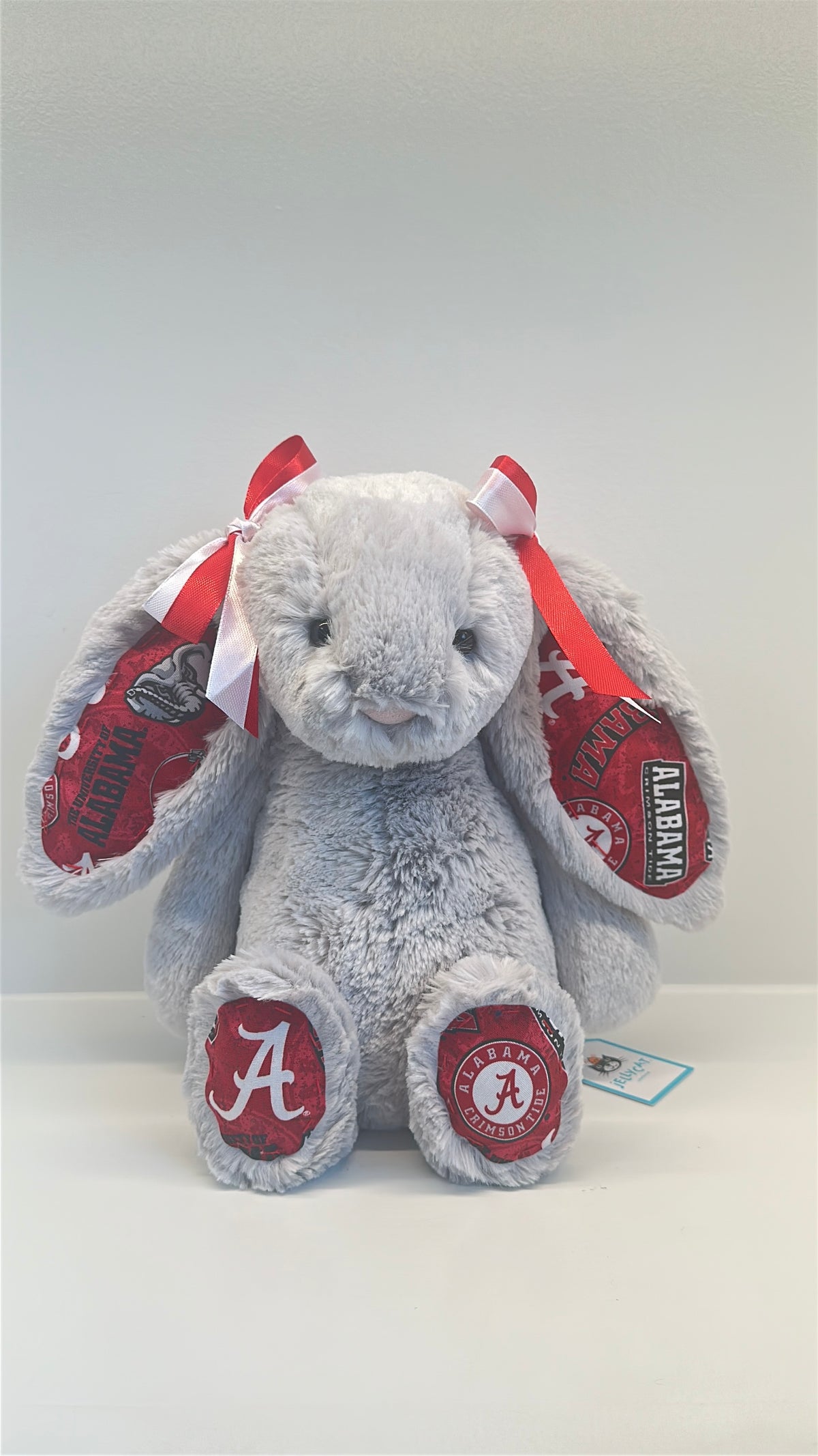 University of Alabama Custom College Jellycat Bashful Bunny