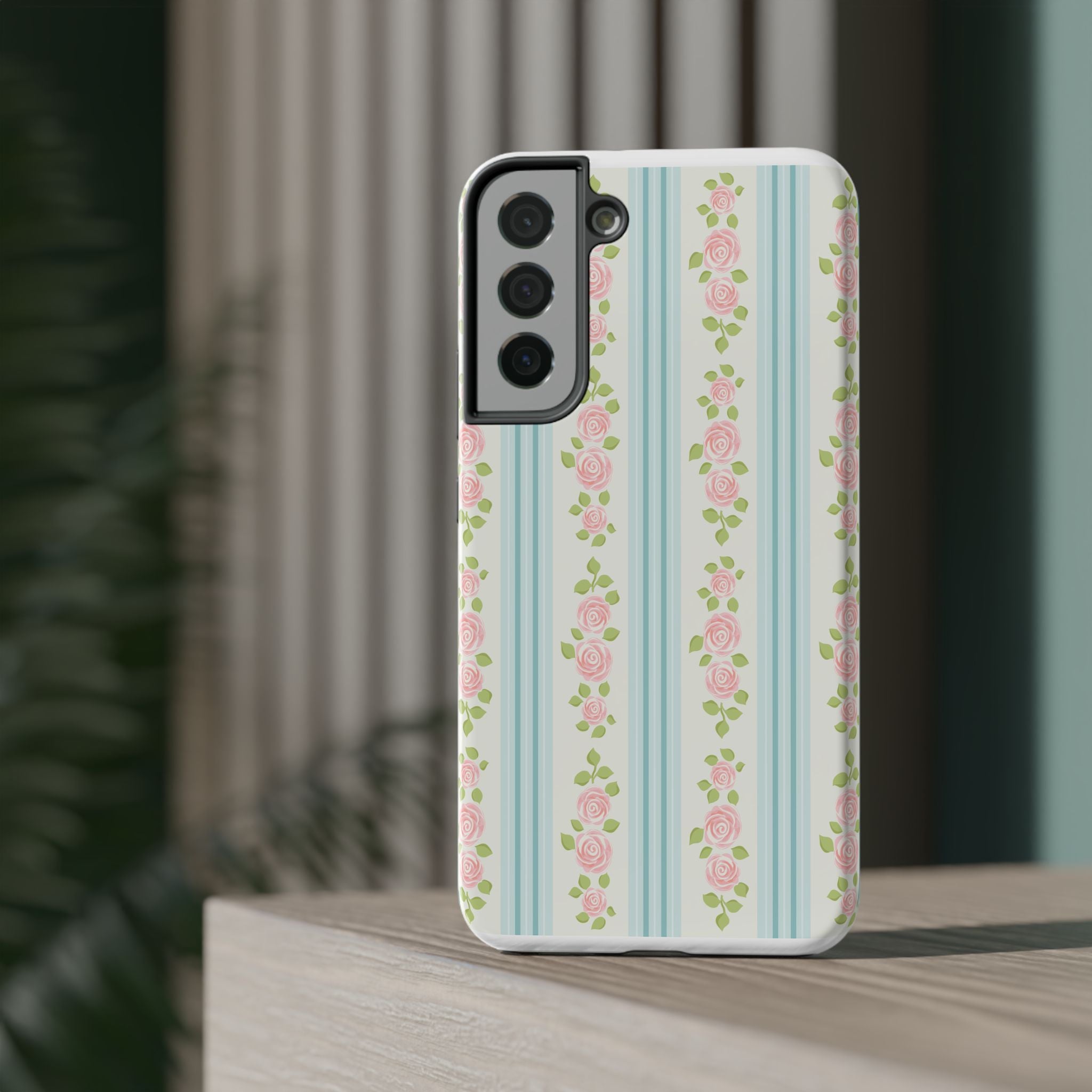 Customizable: Floral Impact-Resistant Phone Case