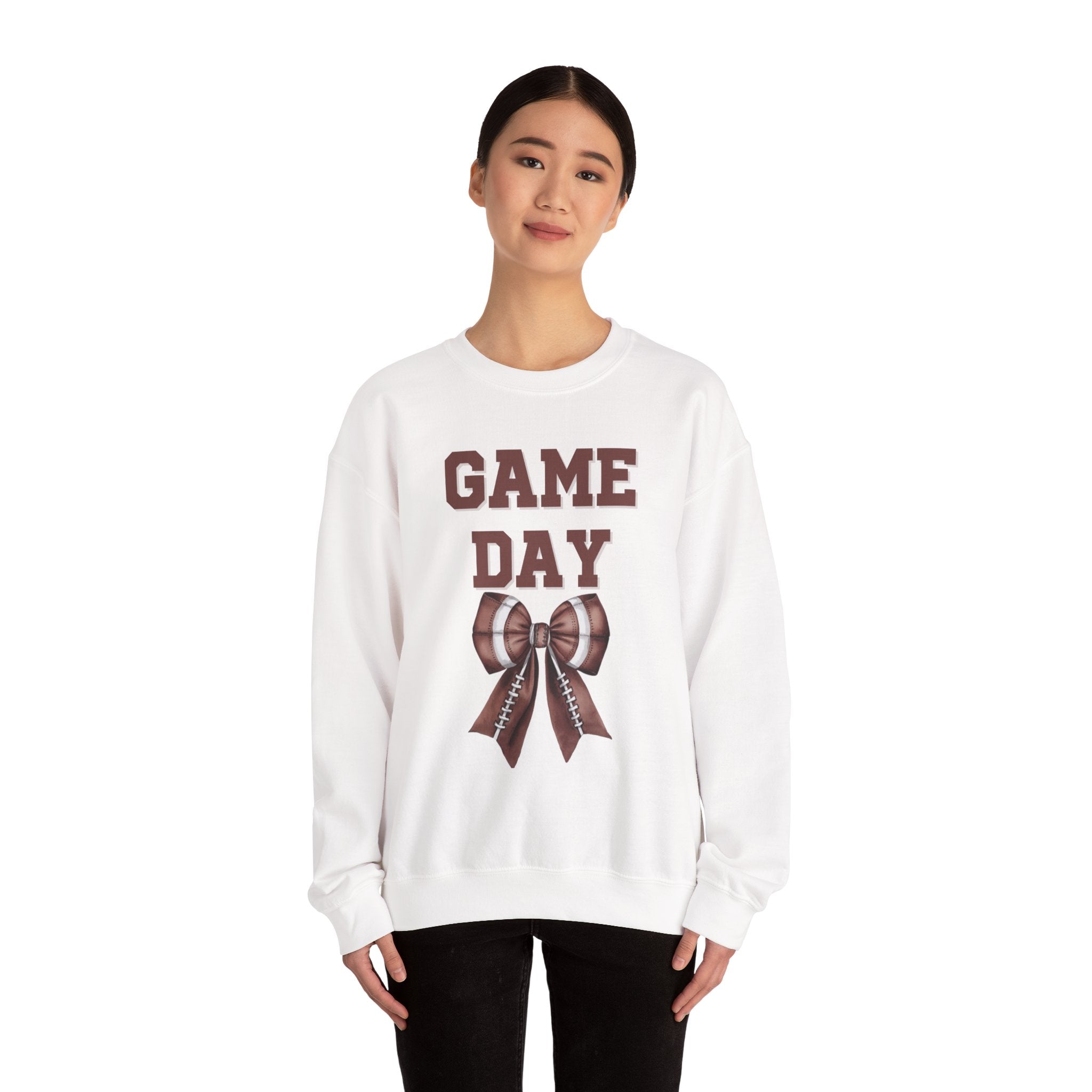 Customizable Brown Game Day Sweatshirt, Sports Apparel, Tailgate Fashion