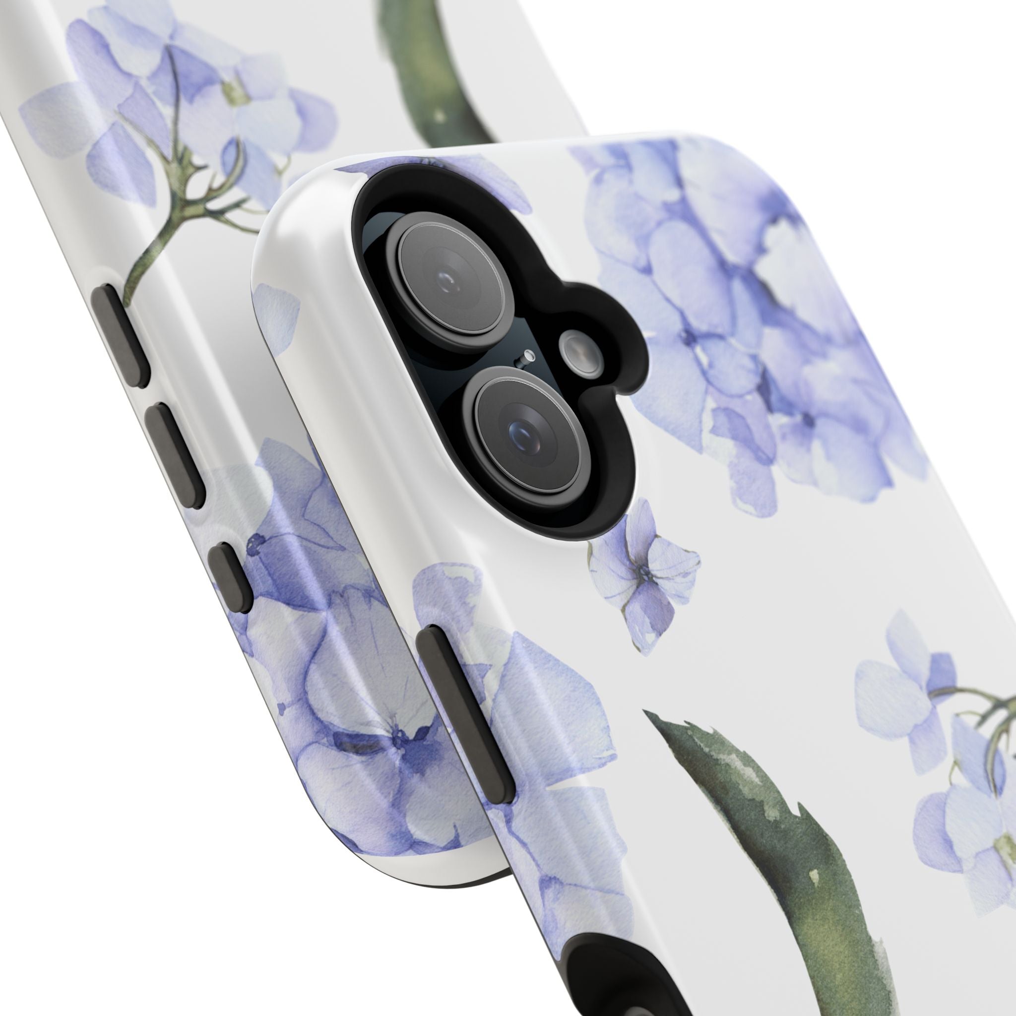 Customizable: Floral Purple Hydrangea Impact-Resistant Phone Case