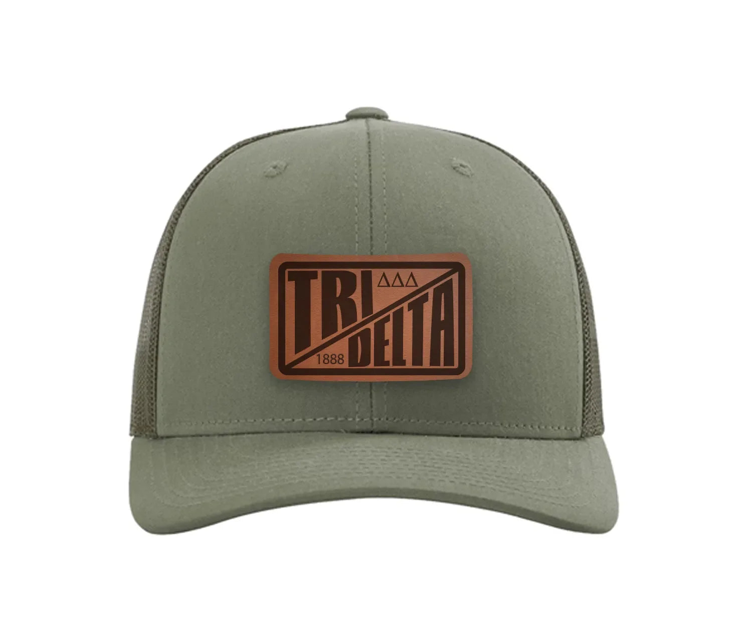 Tri Delta Richardson 112 Leatherette Patch Trucker Hat - Divide