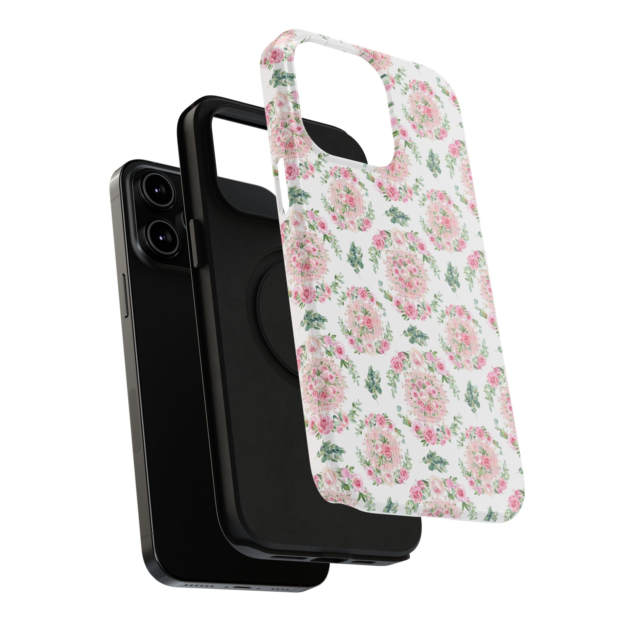 Customizable: Floral Impact-Resistant Phone Case