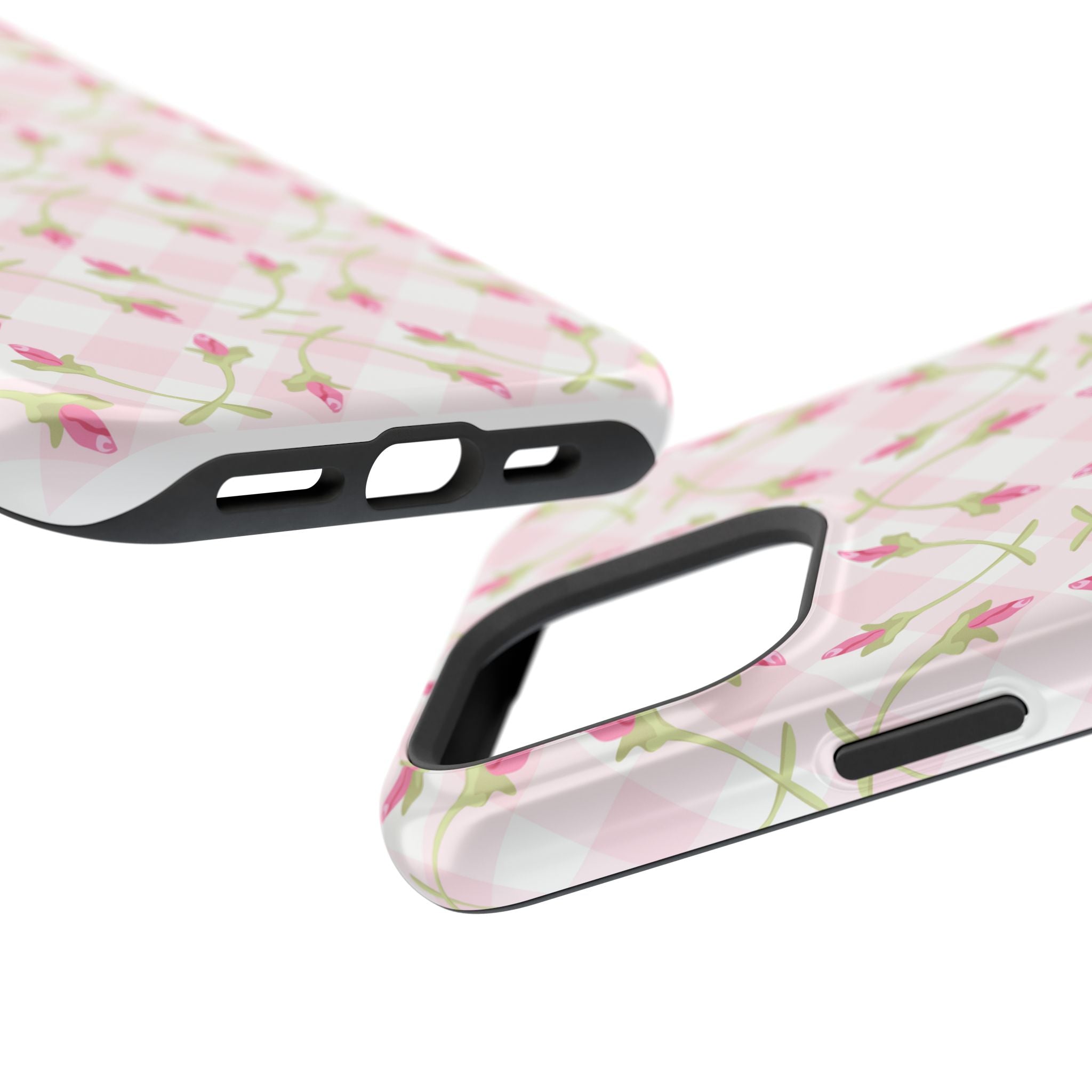 Customizable: Floral Impact-Resistant Phone Case