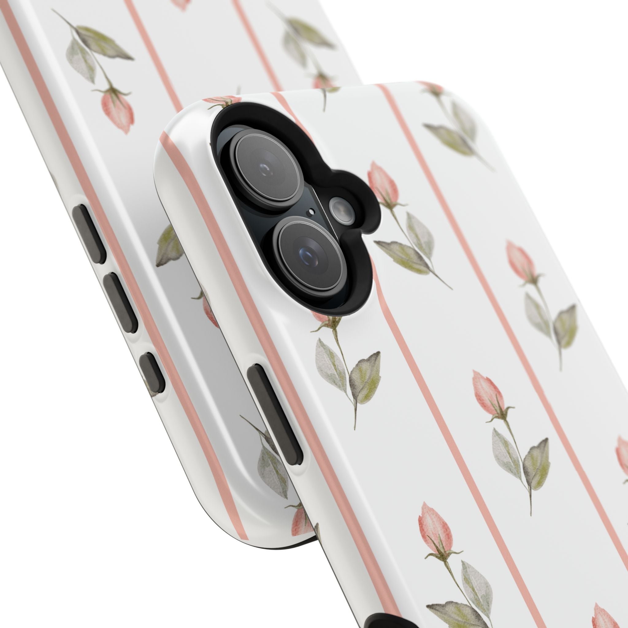 Customizable: Floral Impact-Resistant Phone Case, Chic Phone Cover