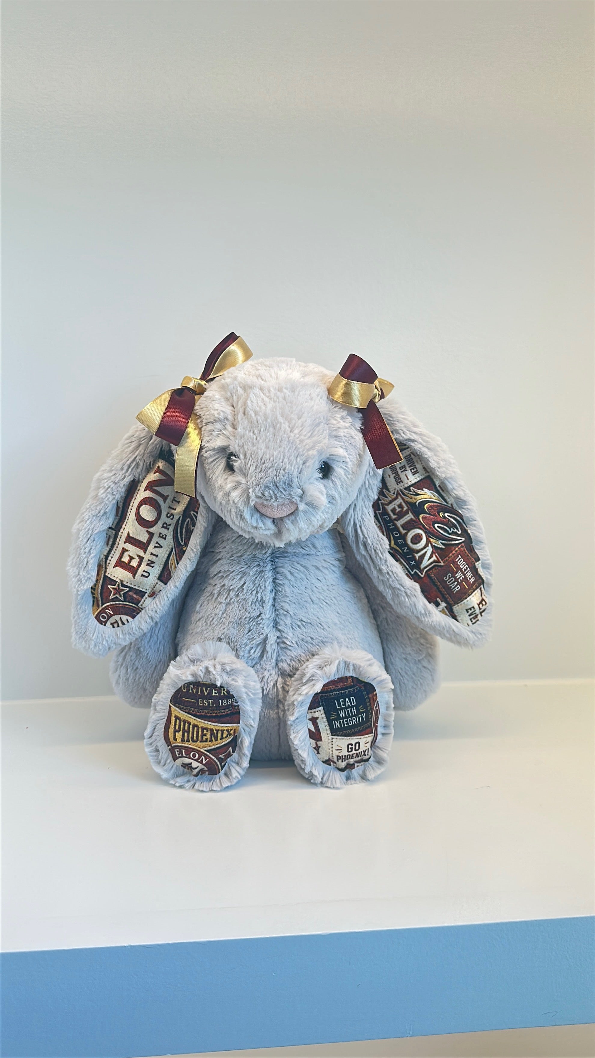 Elon University Custom College Jellycat Bunny