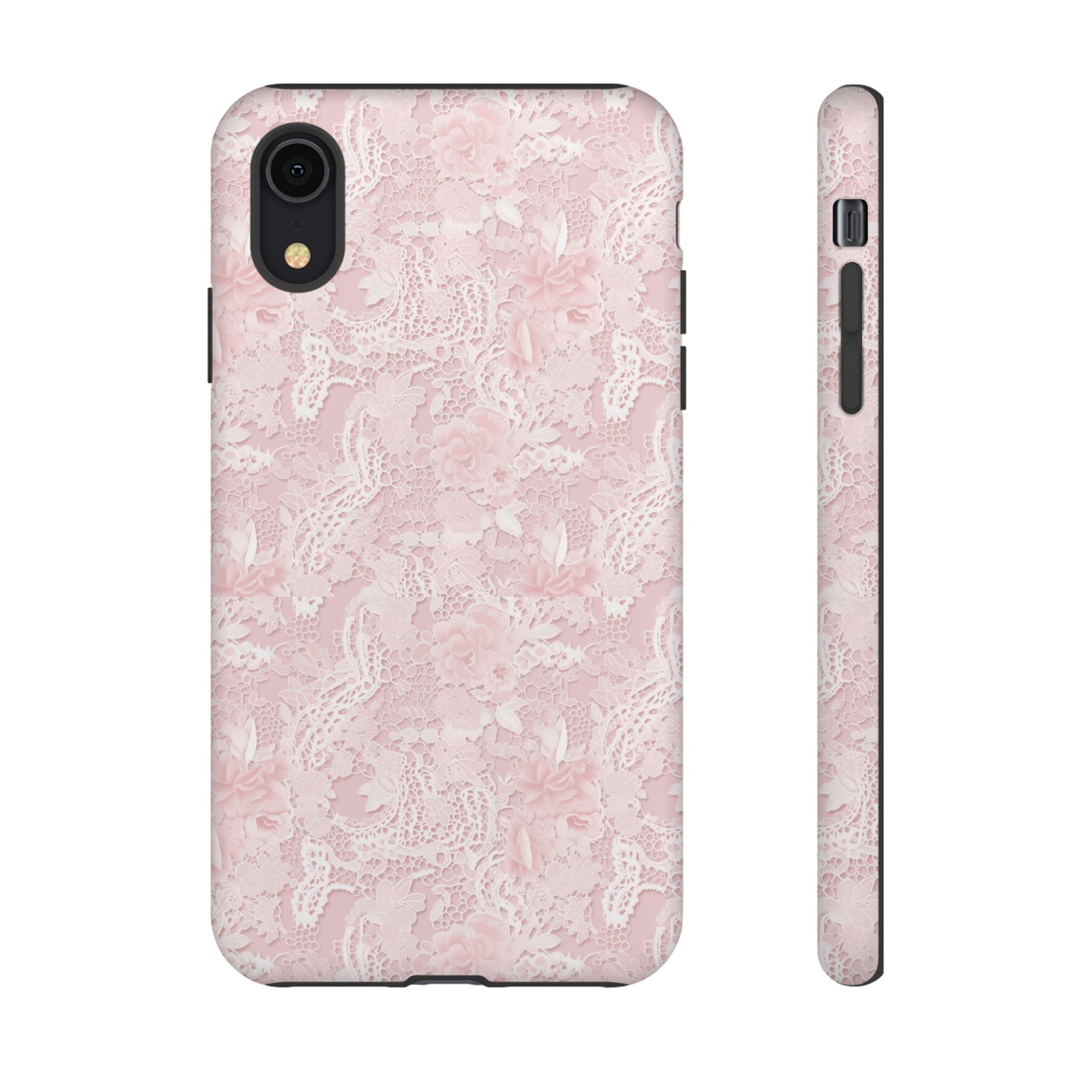 Customizable: Pink Floral Phone Case, Stylish Tough Cases, Unique Gift for Her, Cute Phone Accessories, Floral Tech Cover
