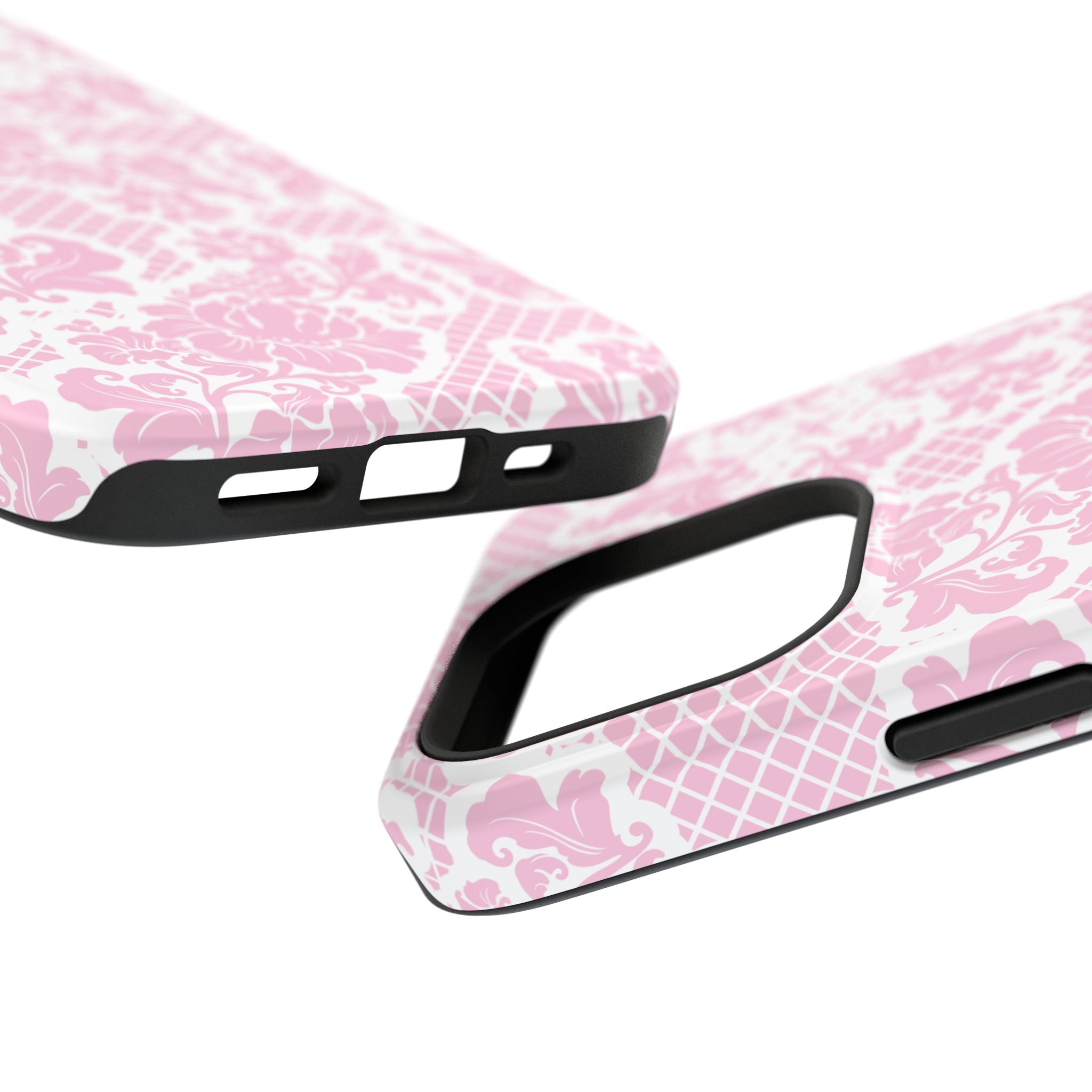 Customizable: Pink Lace Inspired Elegantly Chic Impact-Resistant Case