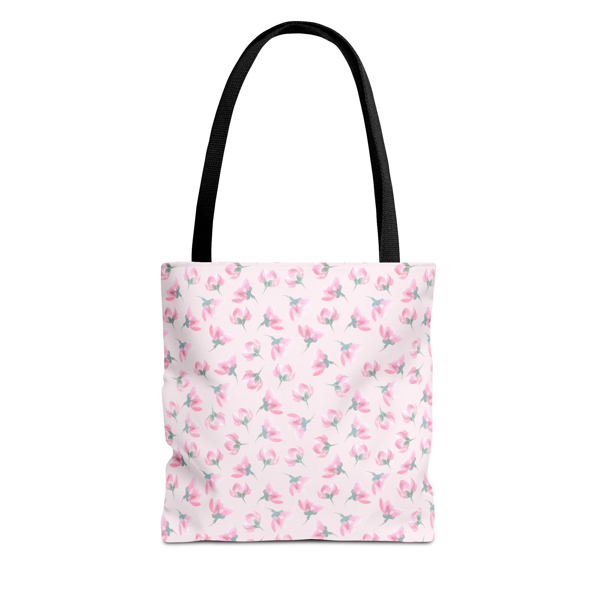 Customizable: Chic Floral Tote Bag, Versatile Shopping Bag, Pretty Grocery Tote, Cute Beach Bag, Stylish Gift for Her