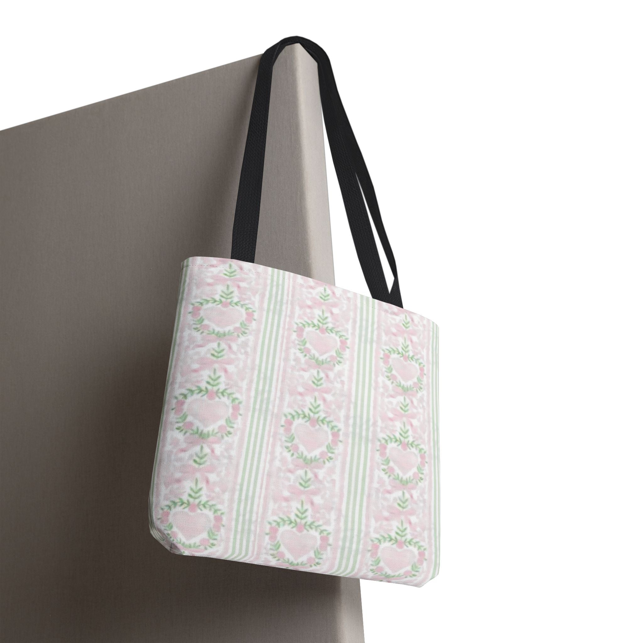 Romantic Floral Tote Bag,  Perfect for Shopping, Gifts, School, and Wedding