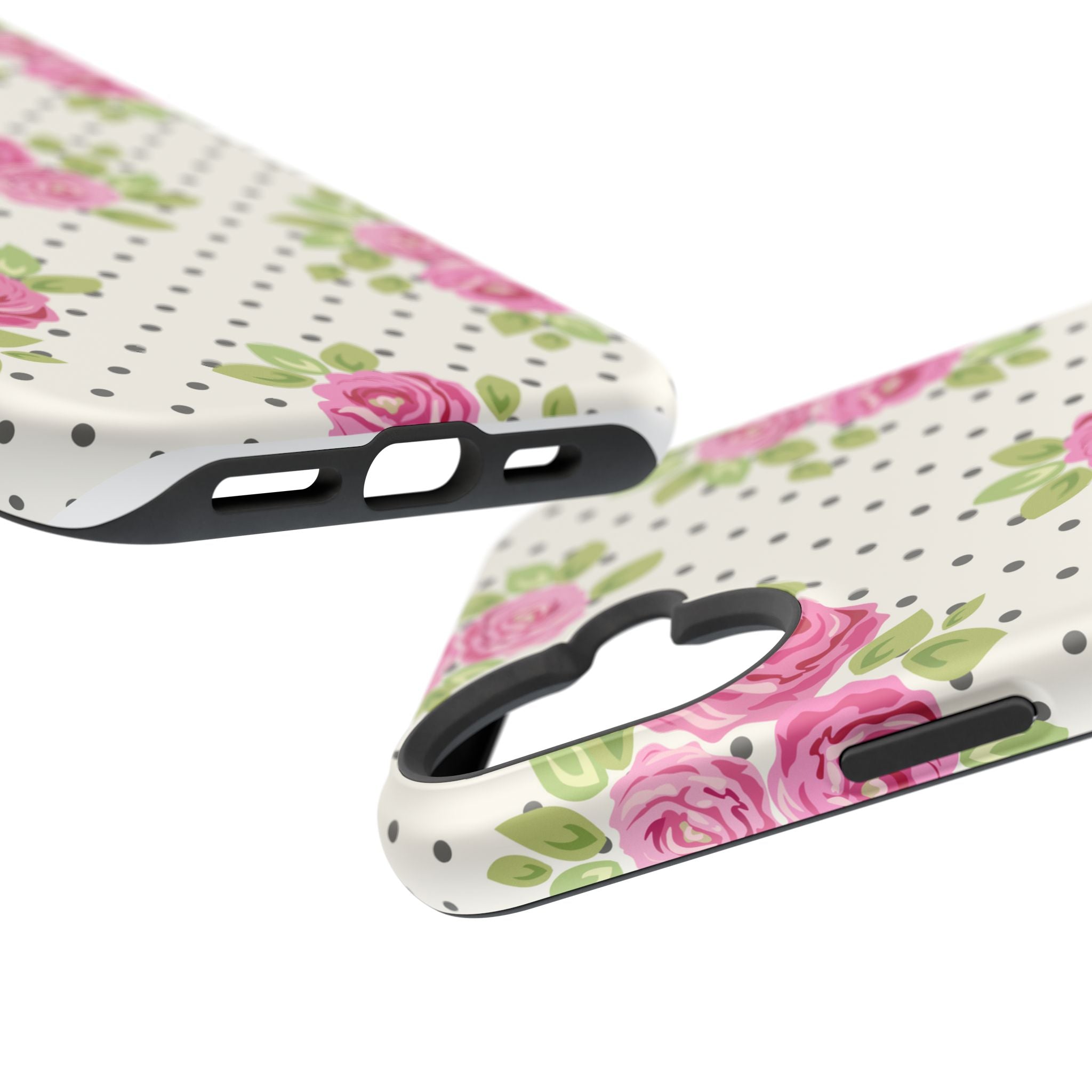 Customizable: Floral Polka Dot Phone Case