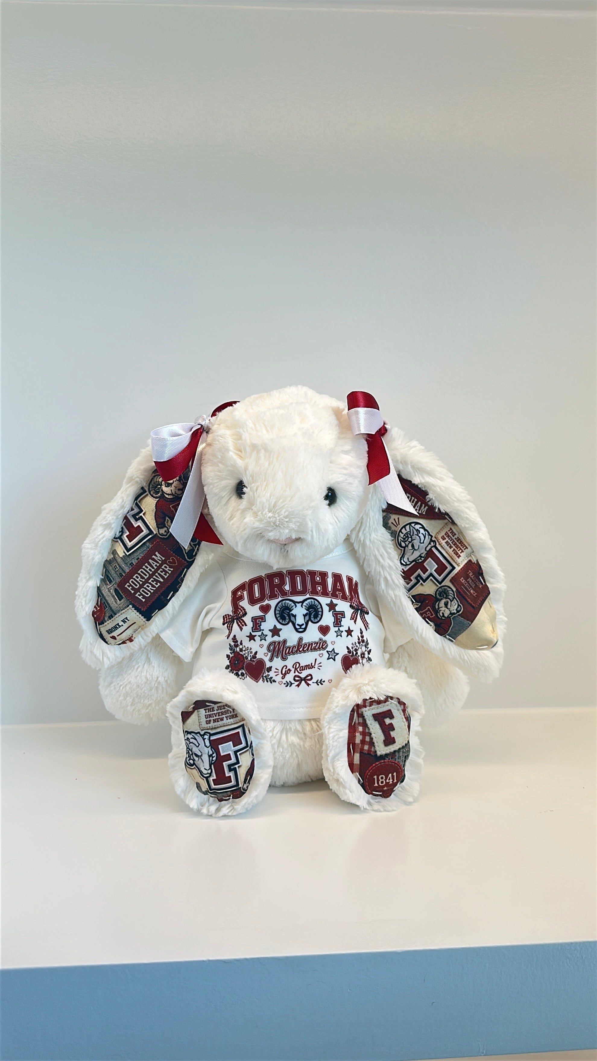 Fordham University Fully Custom College Jellycat Bunny