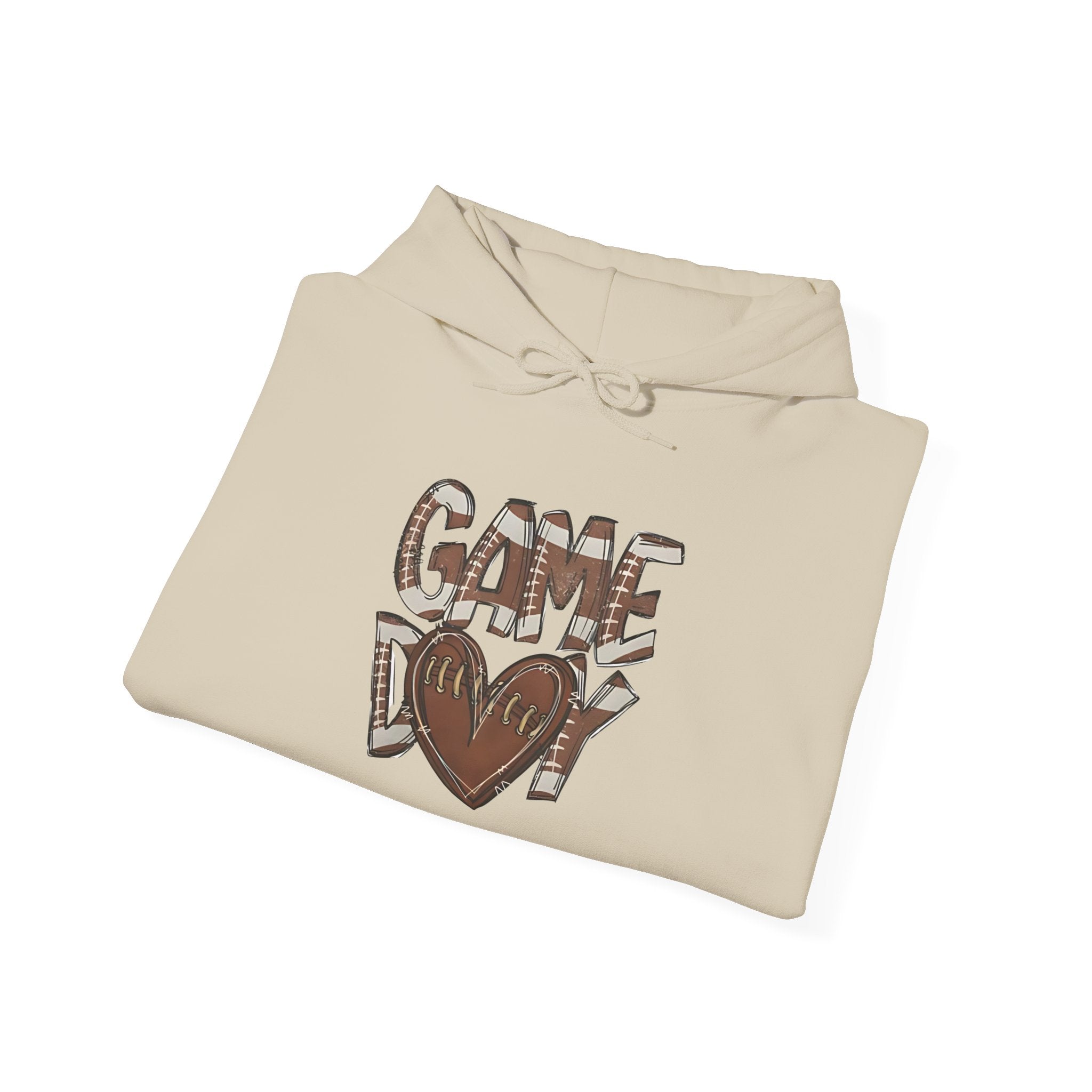 Football Heart Game Day Hoodie