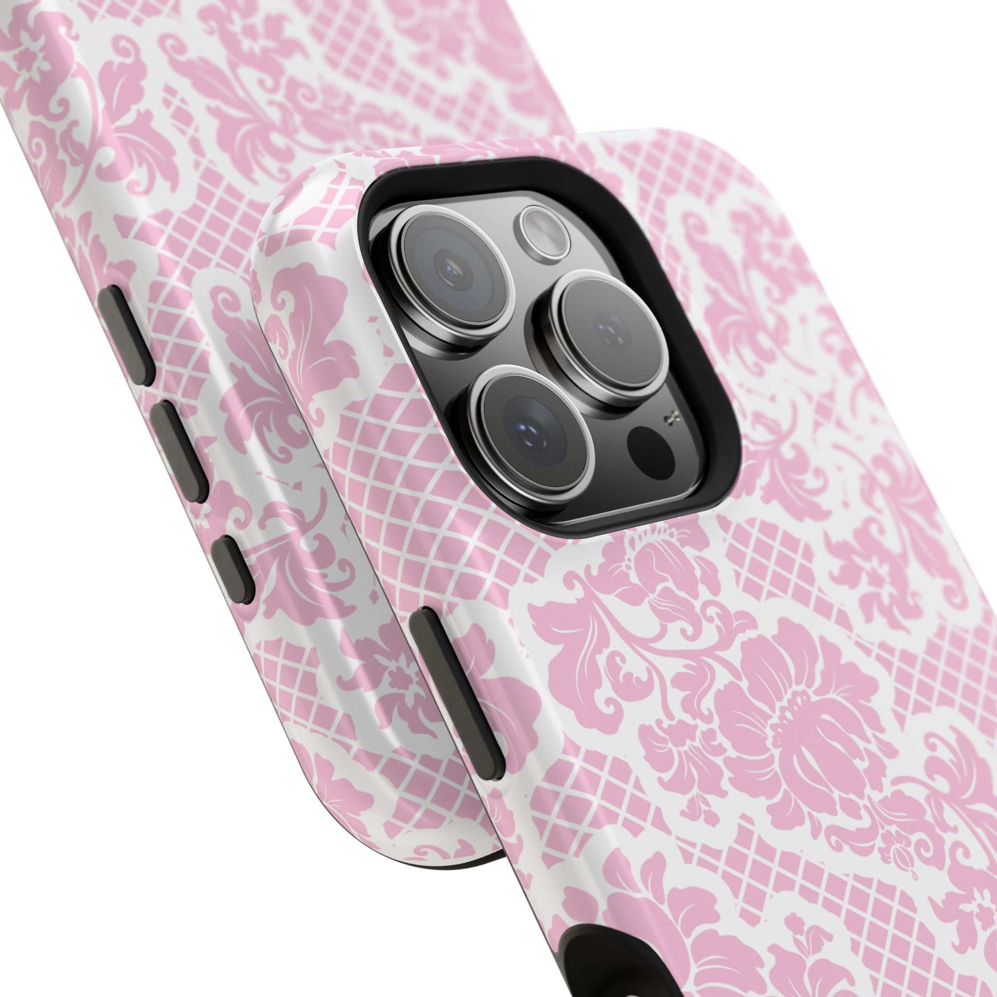 Customizable: Pink Lace Inspired Elegantly Chic Impact-Resistant Case